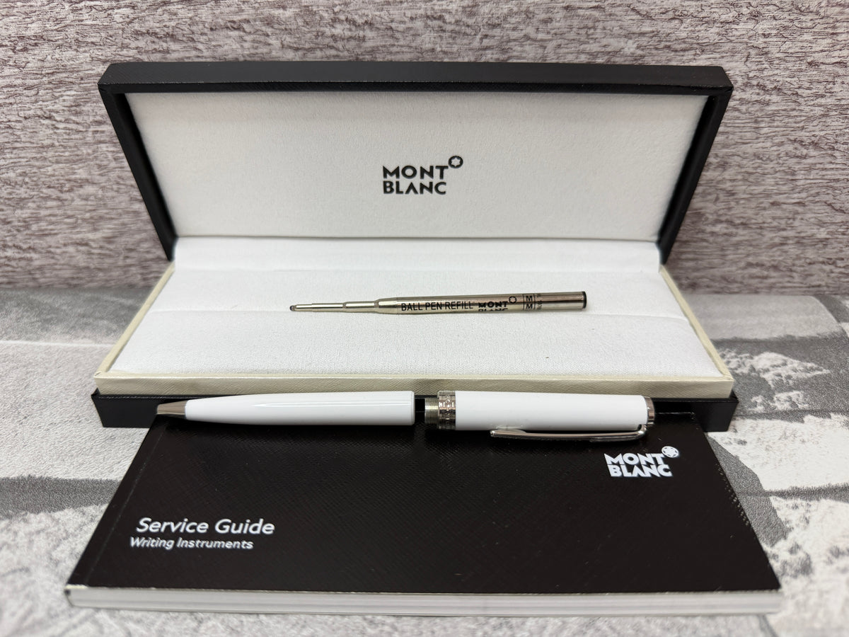 Pluma MB bolígrafo PIX blanca