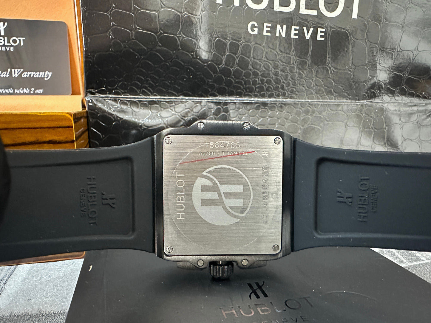 Reloj HUB Square Bang black Magic
