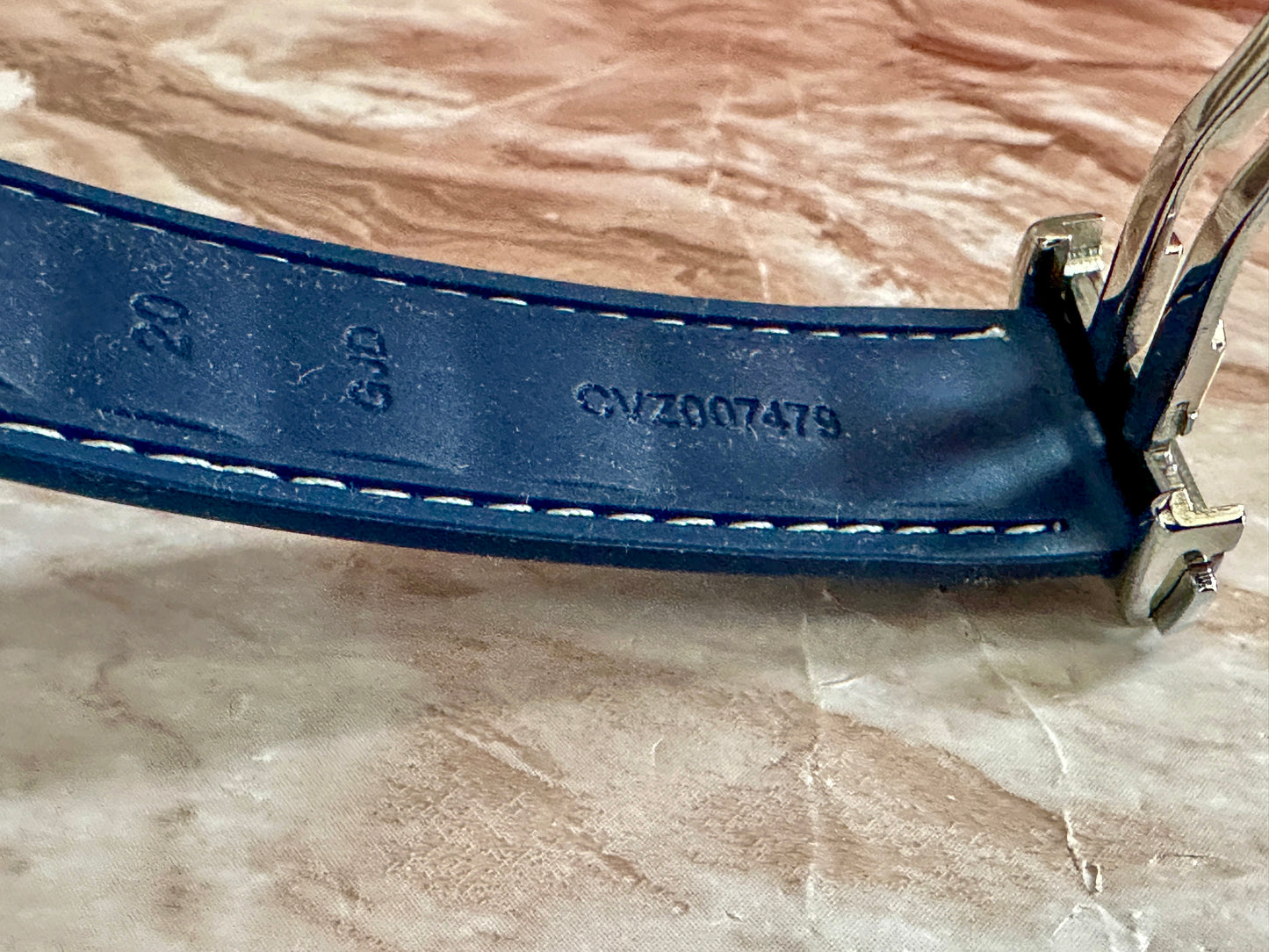Reloj OM Aqua Terra AAA Automatico azul, correa de caucho
