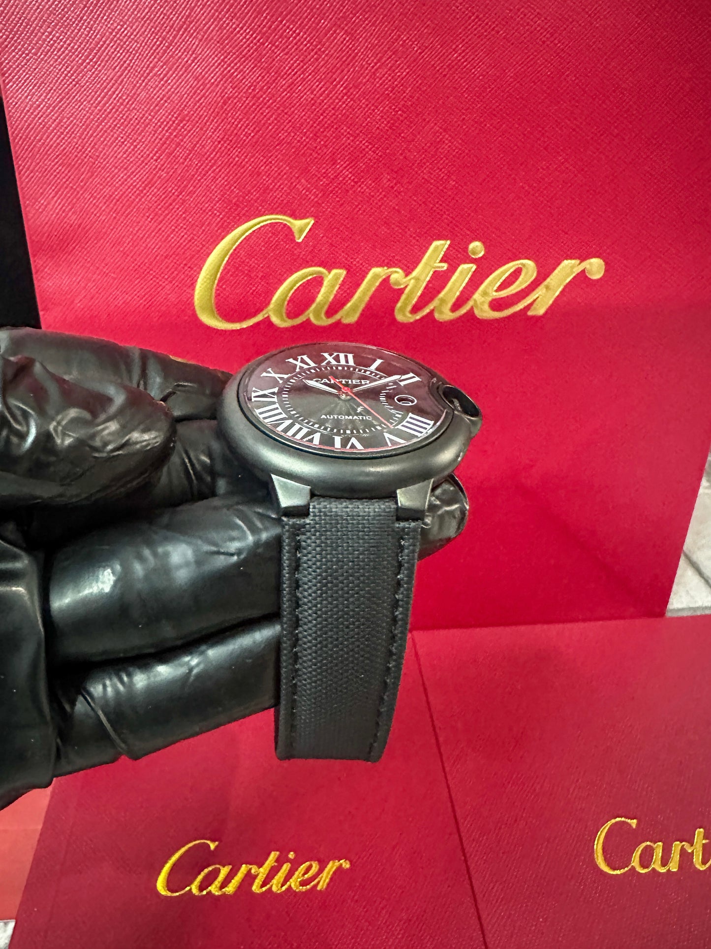 Reloj Ballon Bleu AAA Negro Carbón