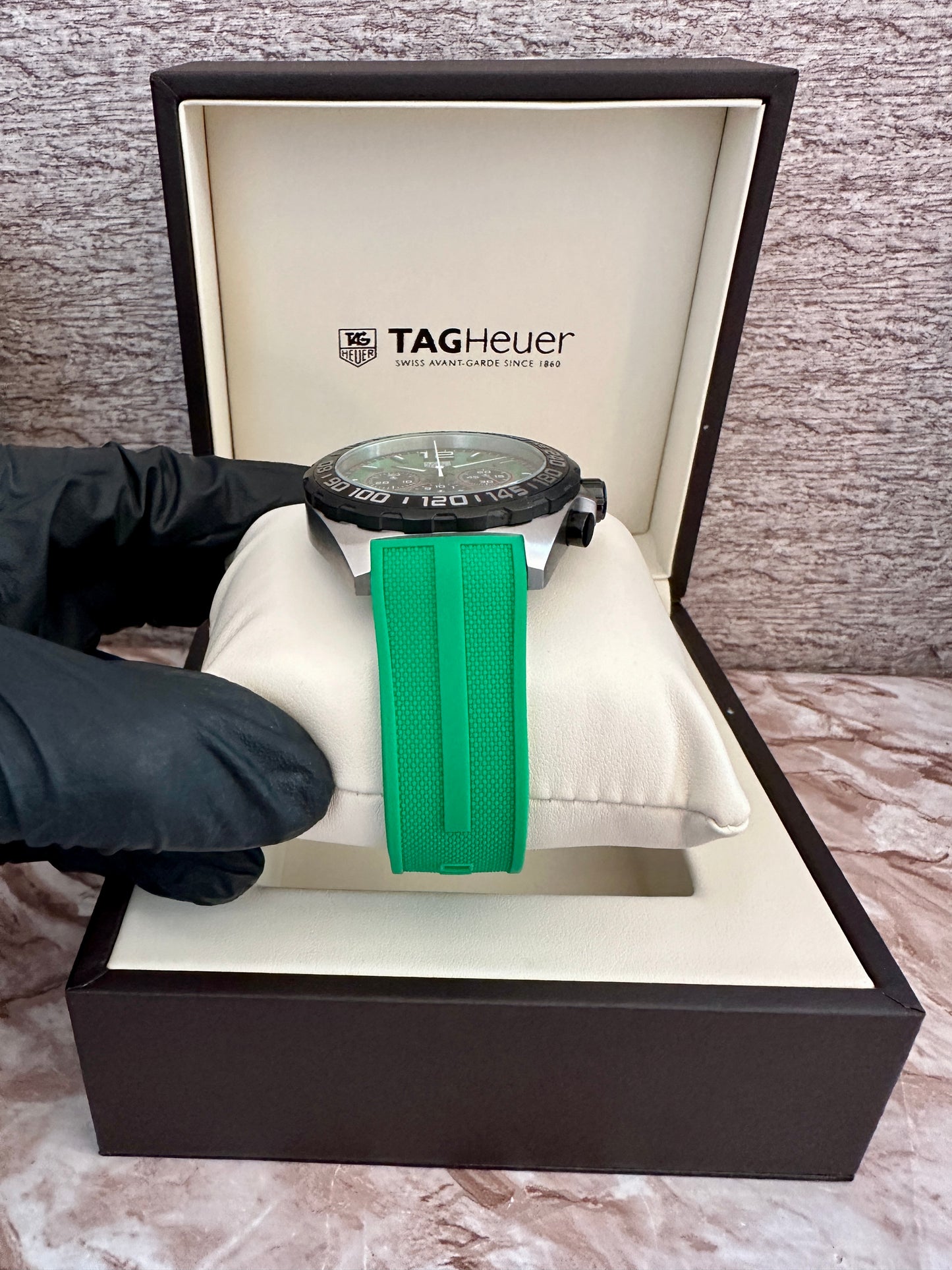 Reloj F1, AAA, Quartz, verde