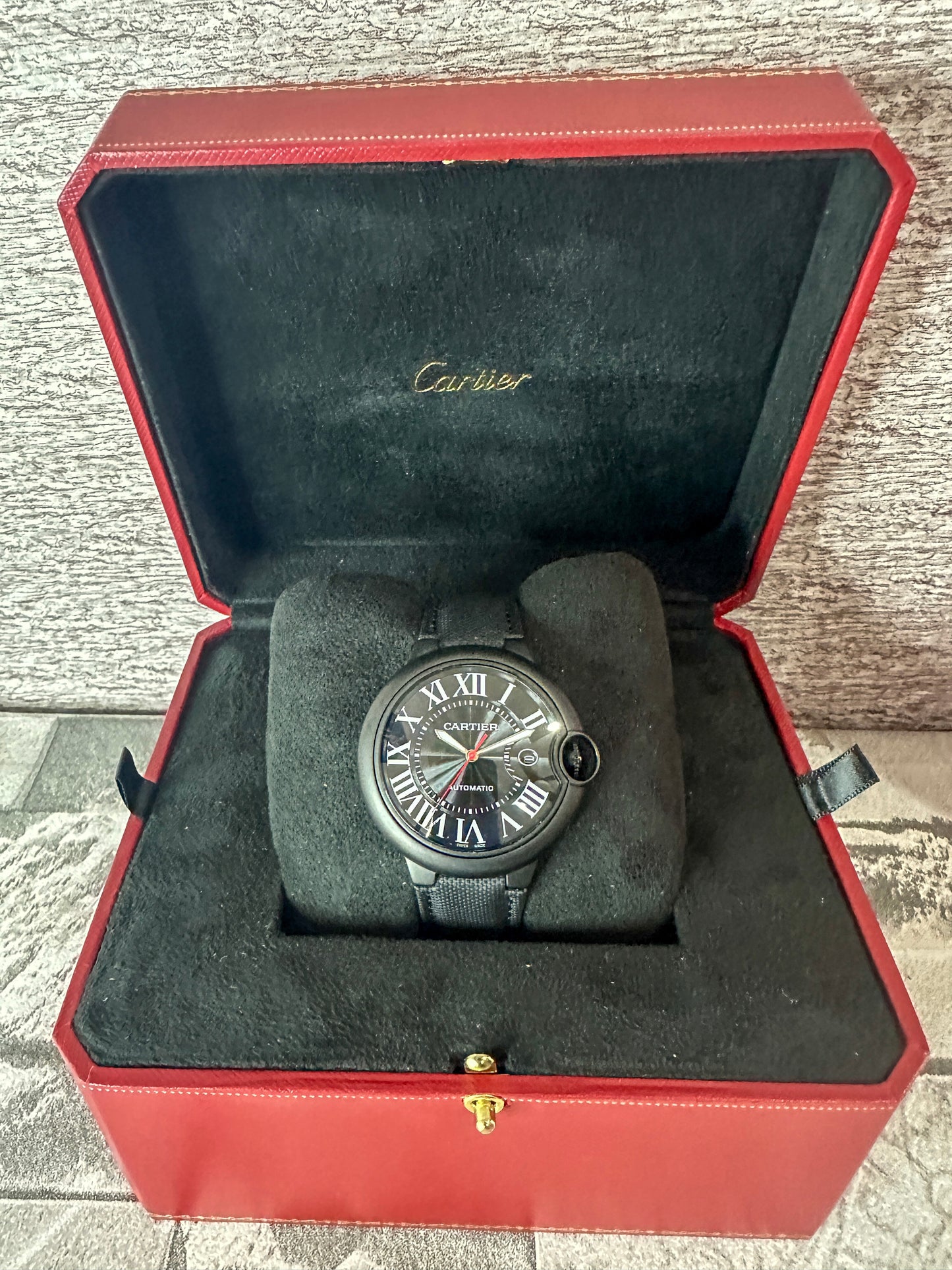 Reloj Ballon Bleu AAA Negro Carbón