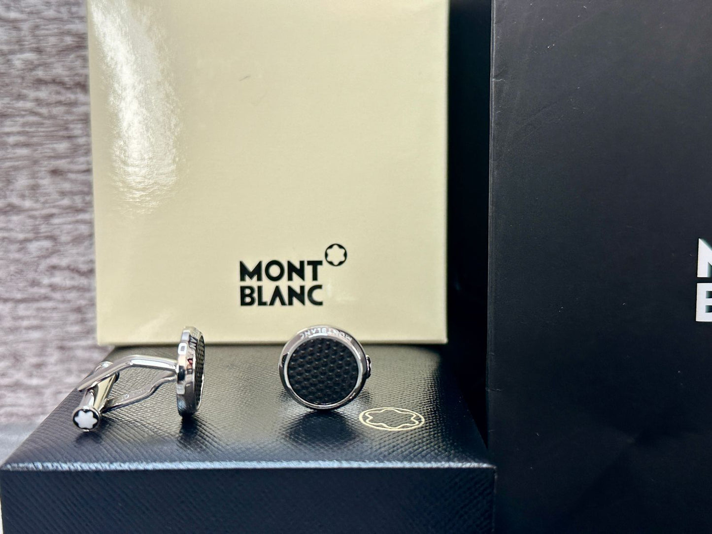 Mancuernillas Mont B negras