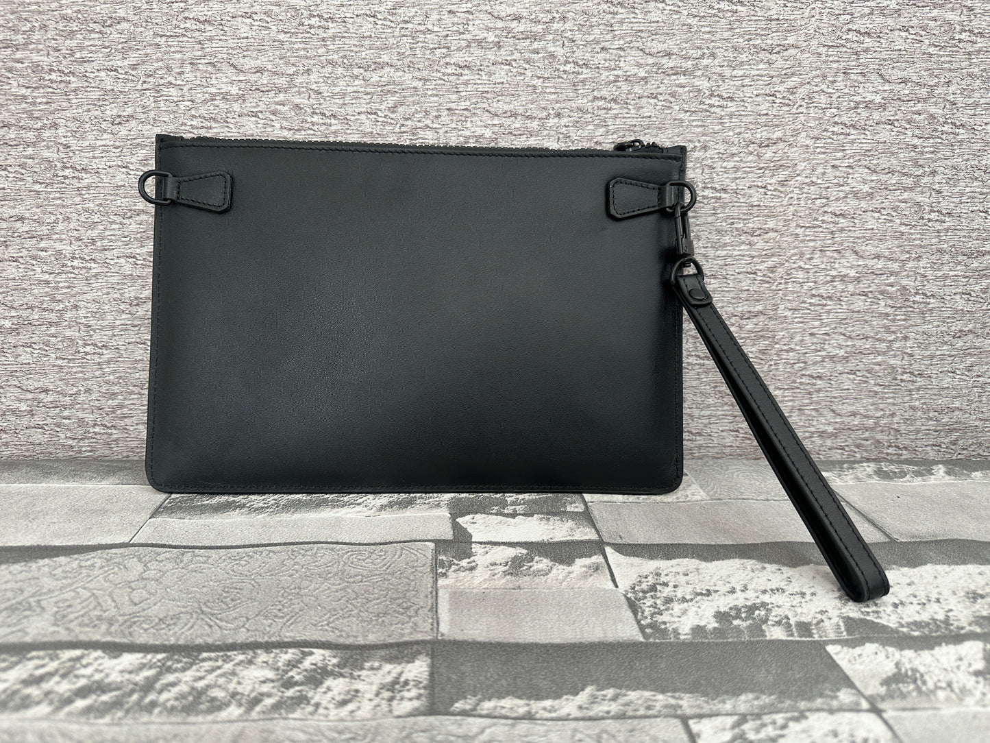 Bolsa Clutch de Piel Genuina MB