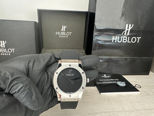 Reloj Hub10t Classic  AAA Automático color acero