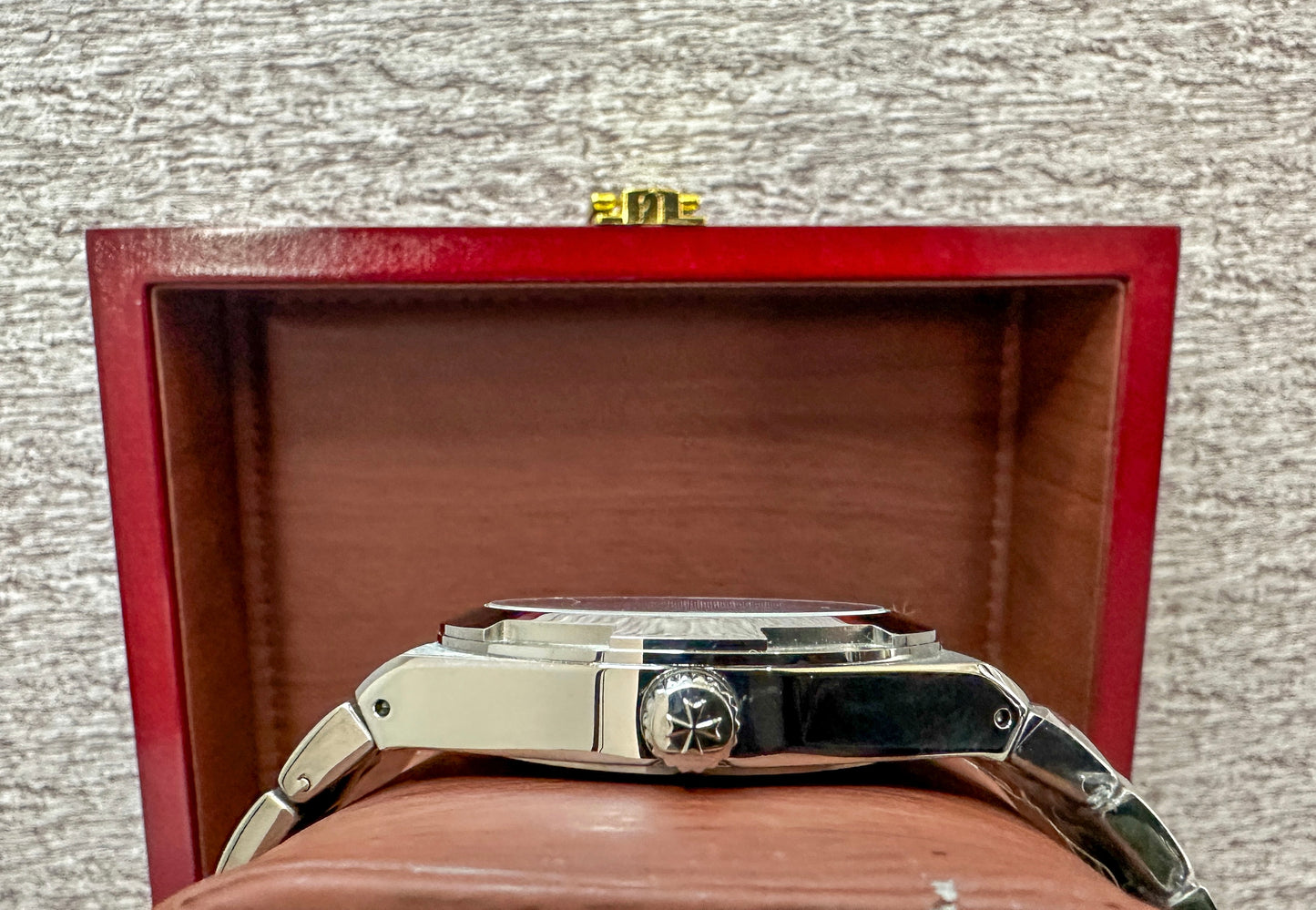 Reloj Vach3r0n Overseas Automático color azul