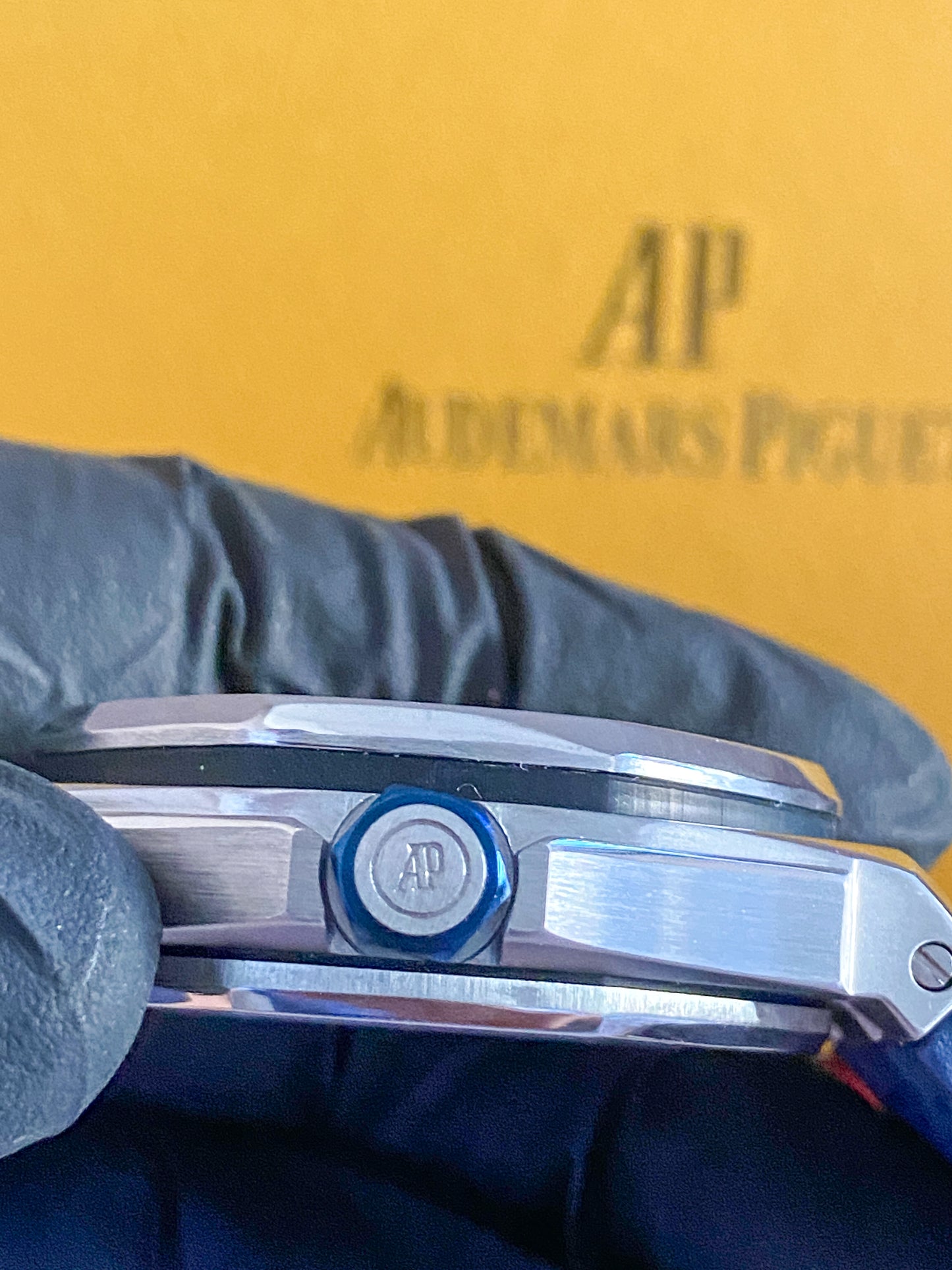 Reloj AP, AAA, Automático, 42 mm., correa de caucho azul