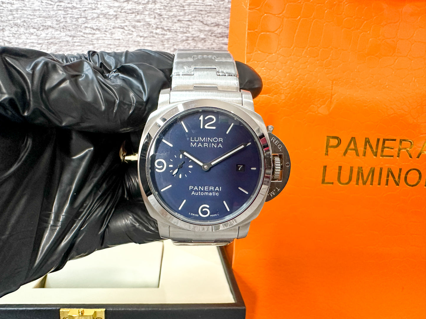 Pane Lumin0r Marina AAA Automático azul