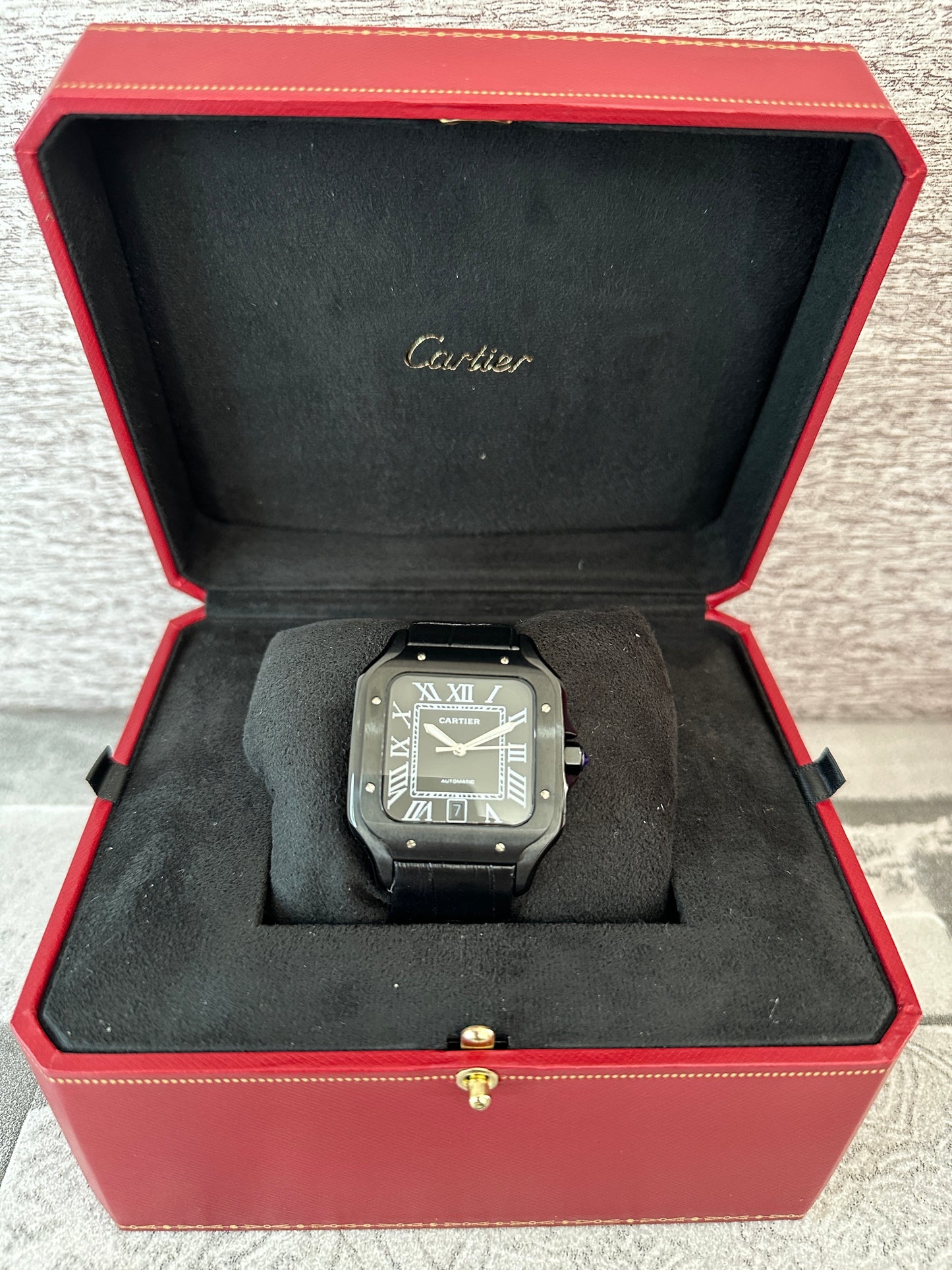 Reloj Santos AAA Automático negro