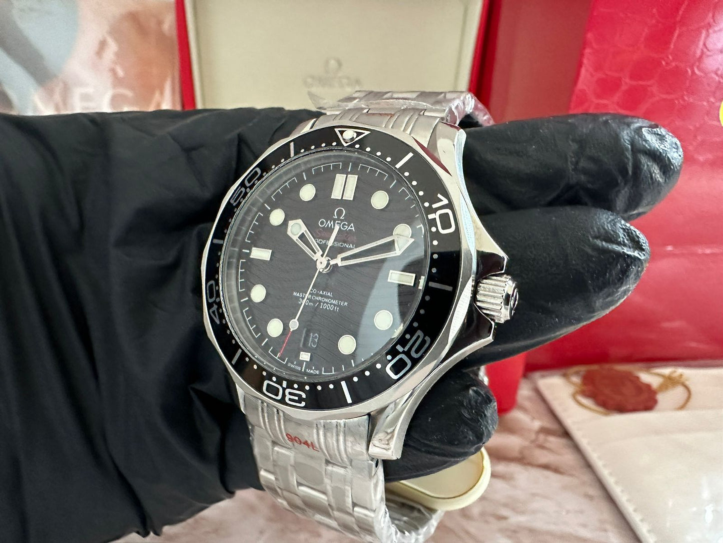 Reloj Sea Master AAA Automatico negro
