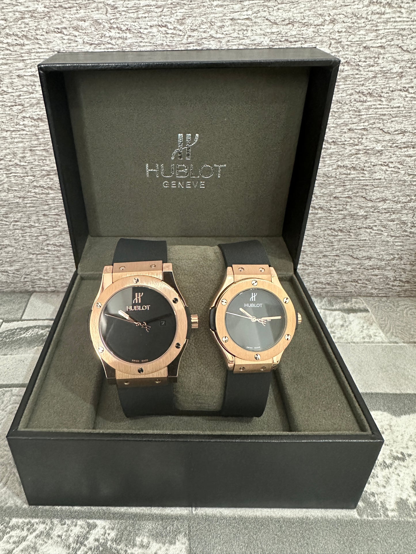 Reloj Hub10t AAA Quartz color oro rosa Dama