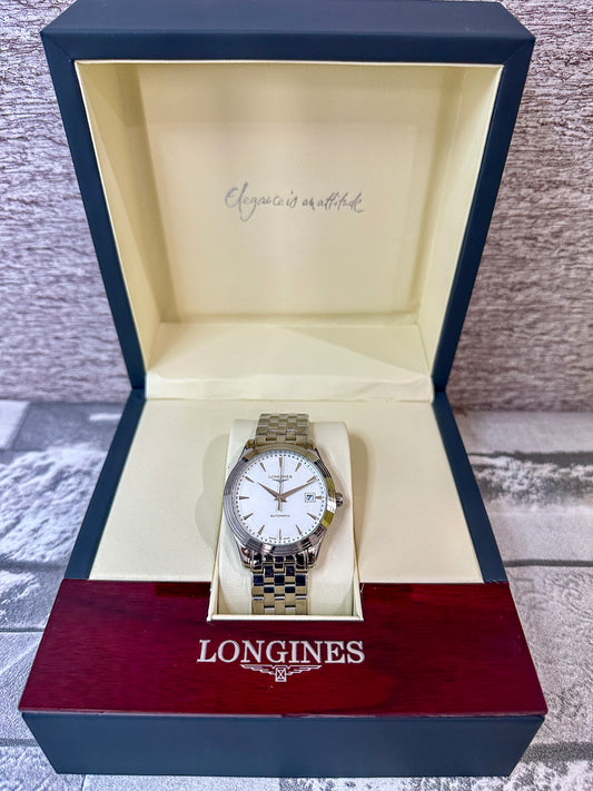 Reloj LONG Flag Ship blanco