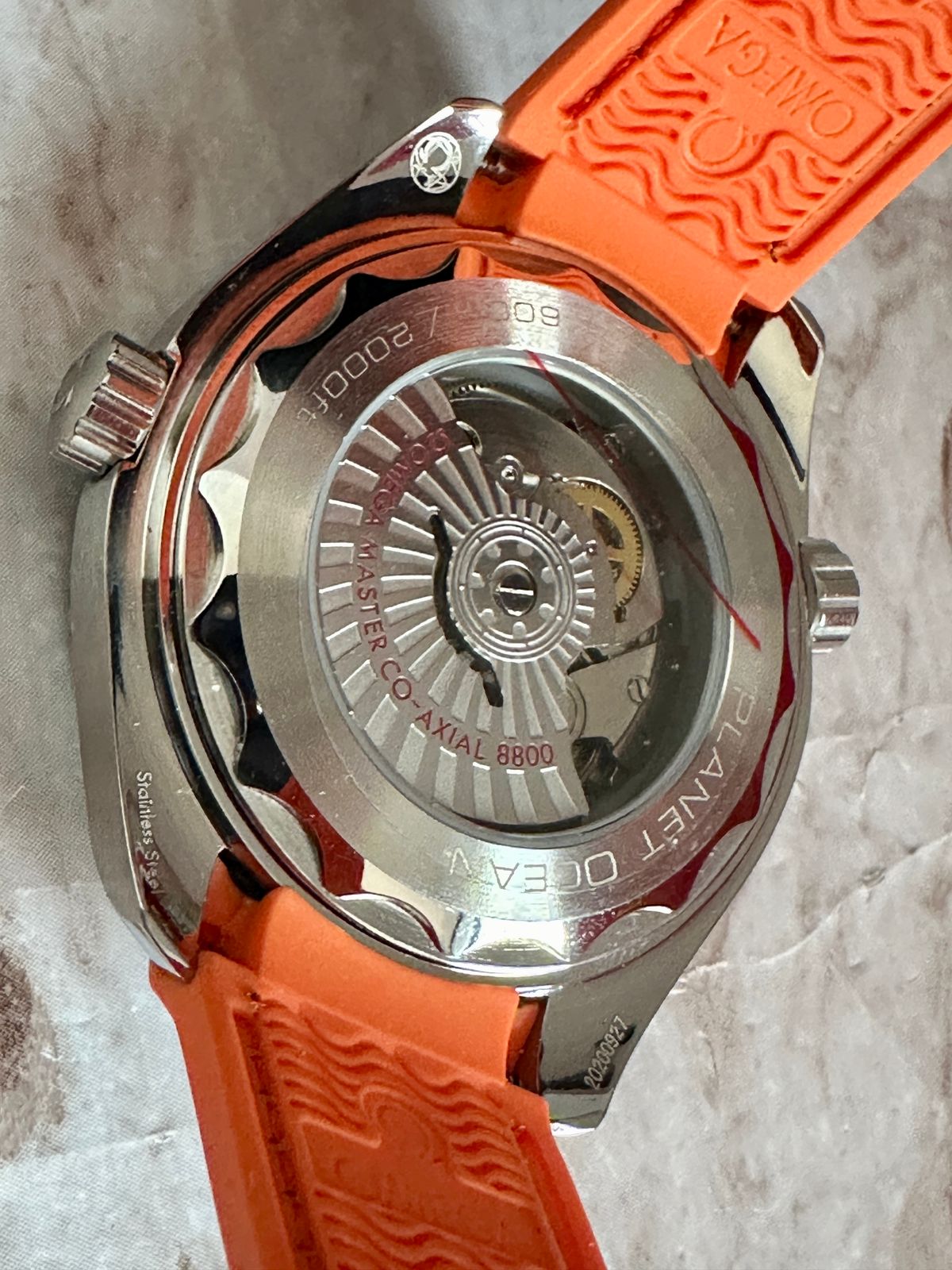 Reloj OM Planet Ocean AAA Automatico Correa de caucho