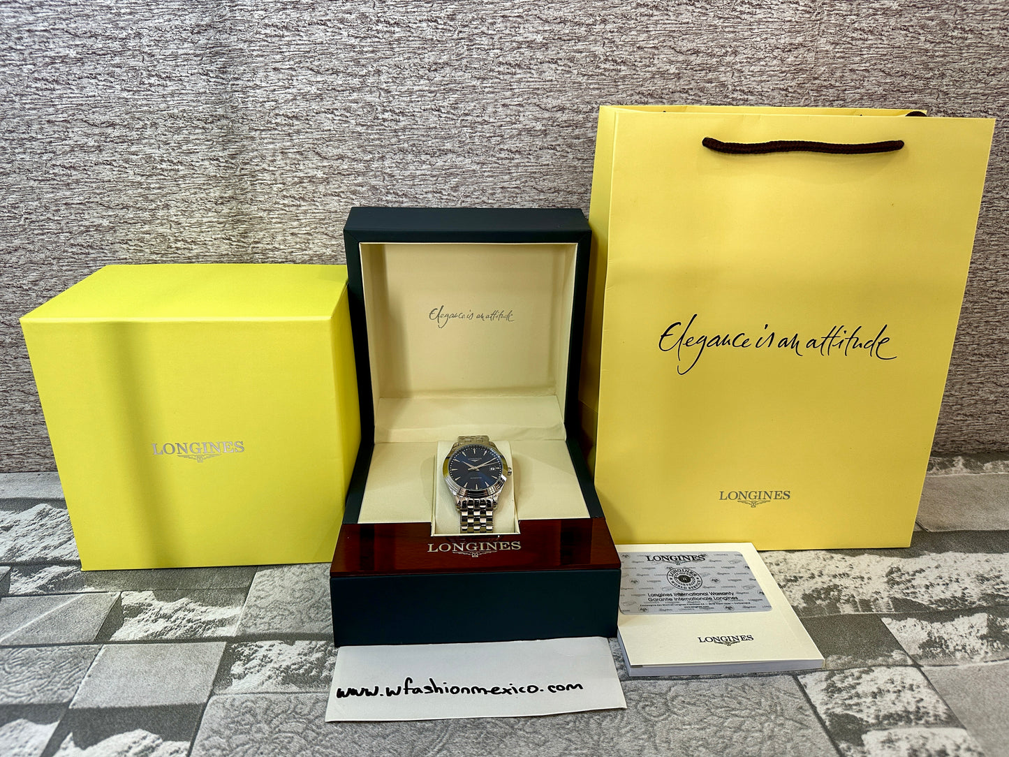 Reloj LONG Flag Ship azul