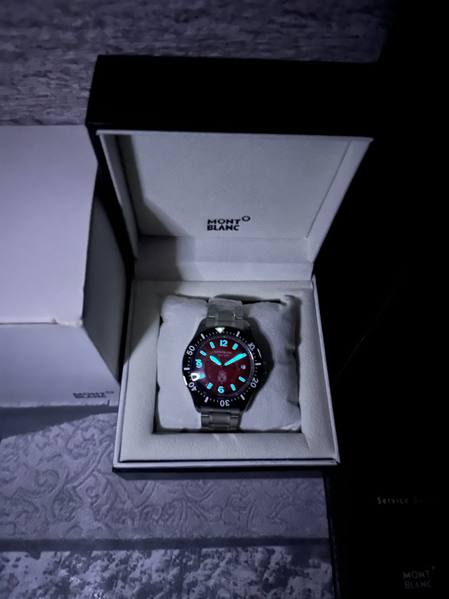 Reloj MB Iced Sea AAA rojo