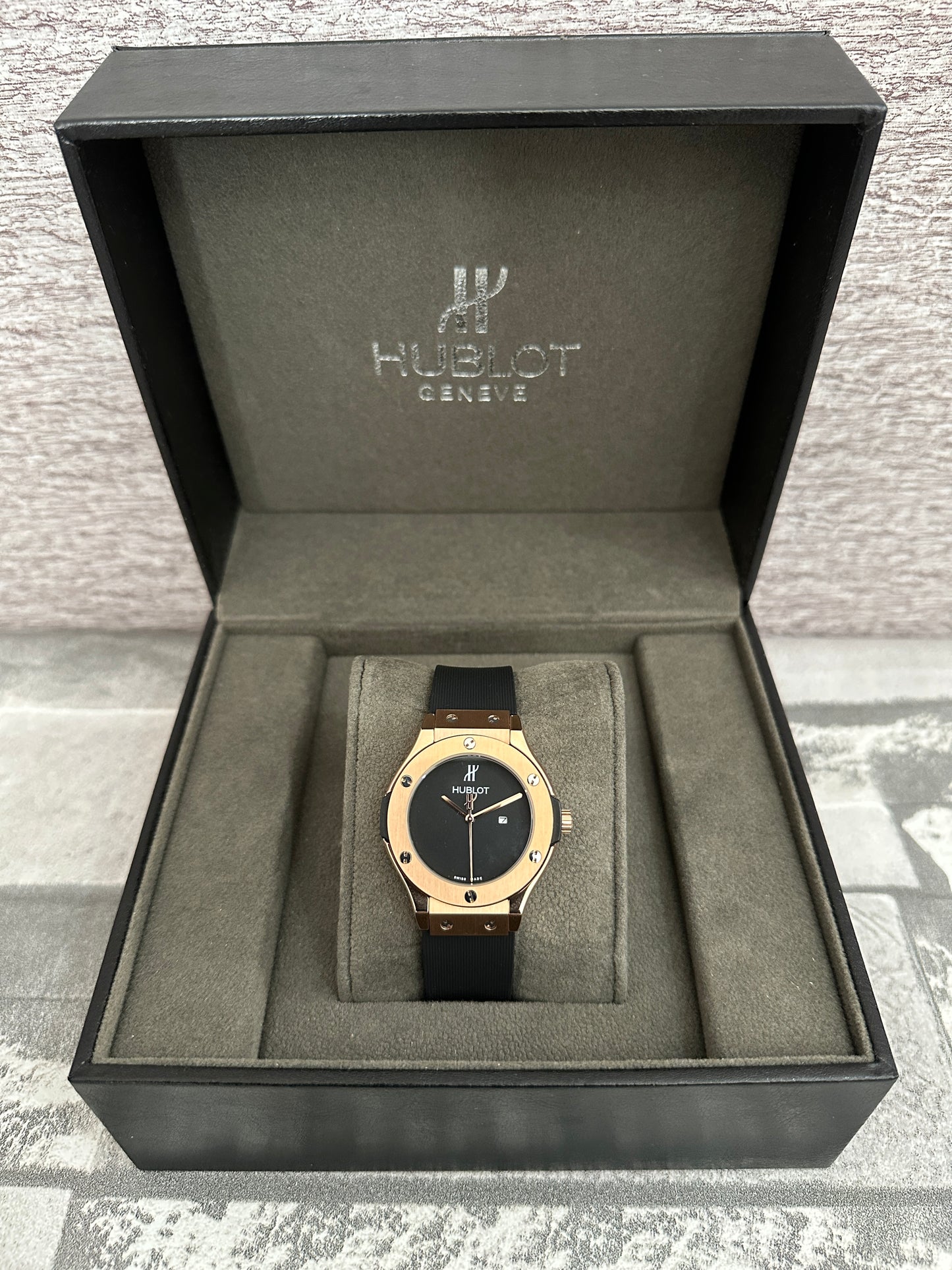 Reloj Hub10t AAA Quartz color oro rosa Dama