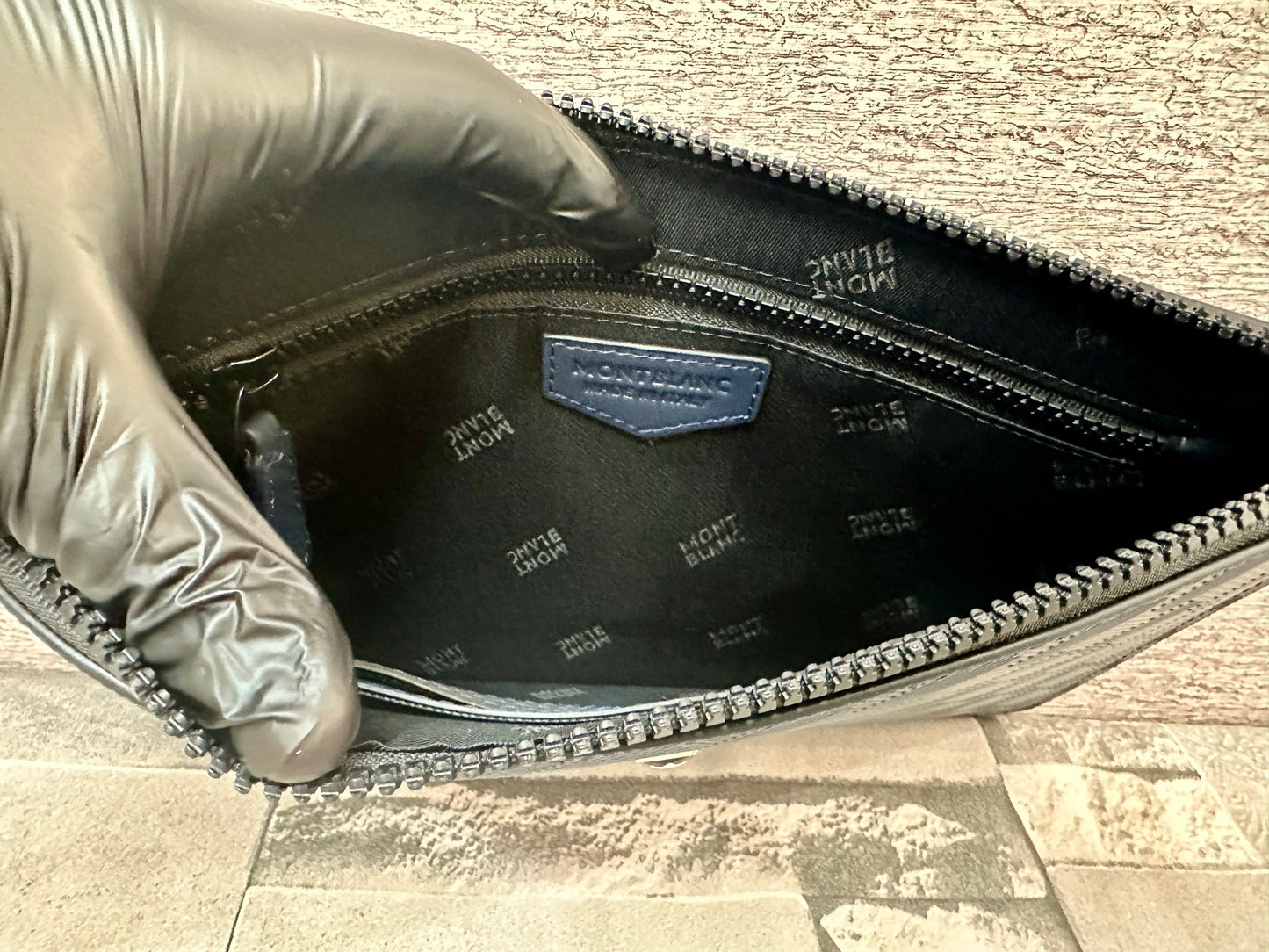 Bolsa de mano tipo Clutch Extreme MB color azul