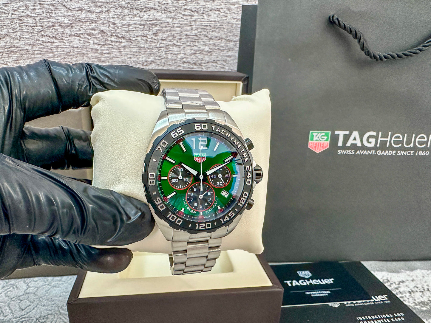 Reloj F1, AAA, Quartz, verde