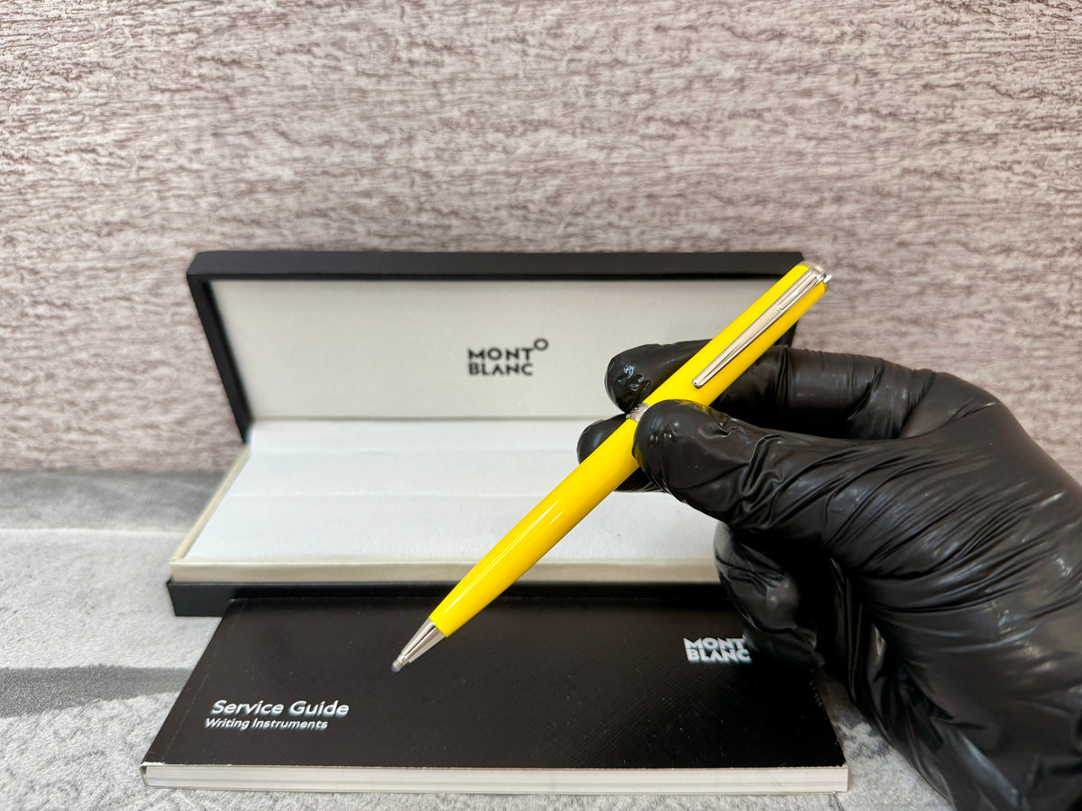 Pluma MB bolígrafo PIX amarilla