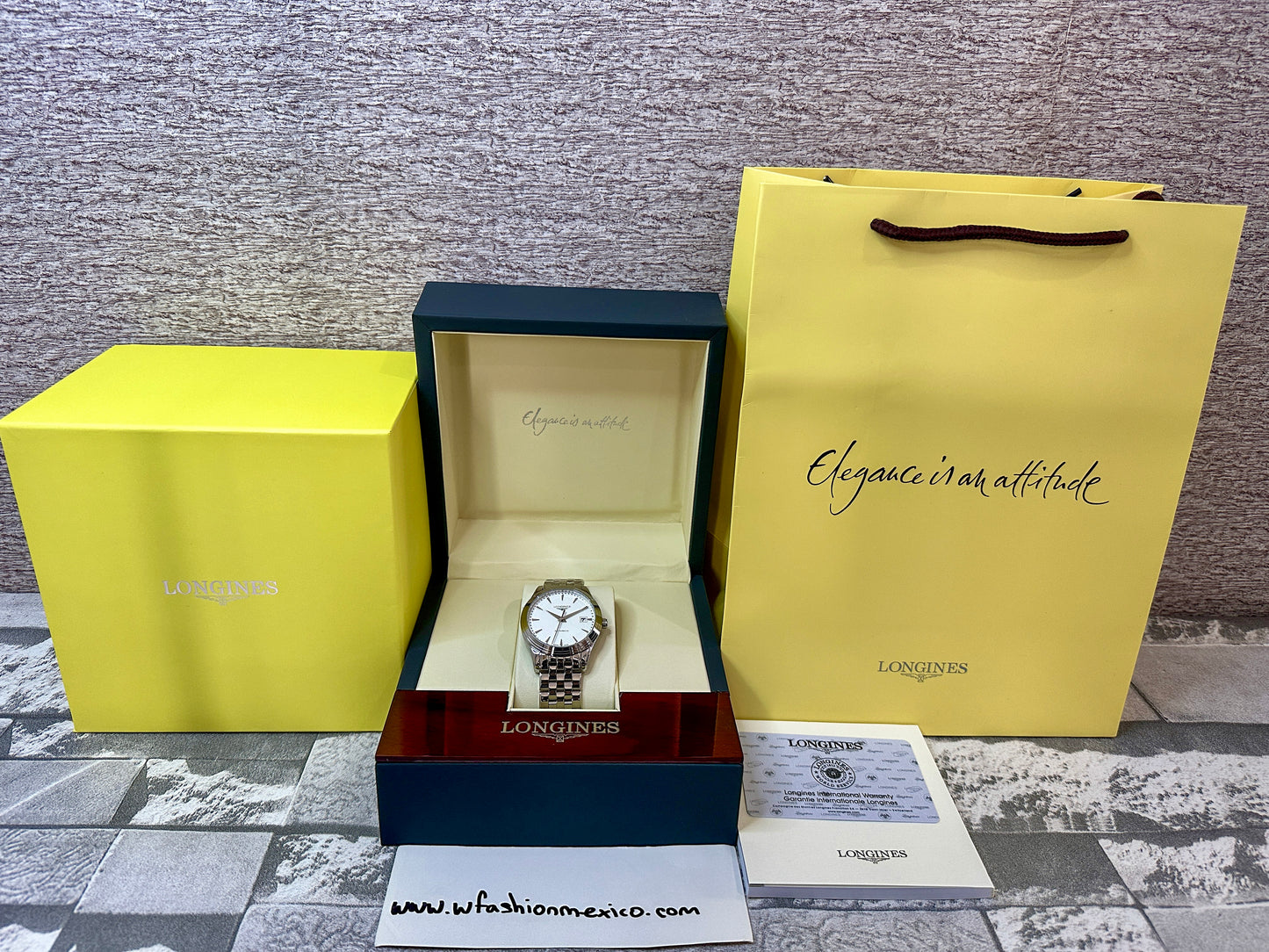 Reloj LONG Flag Ship blanco