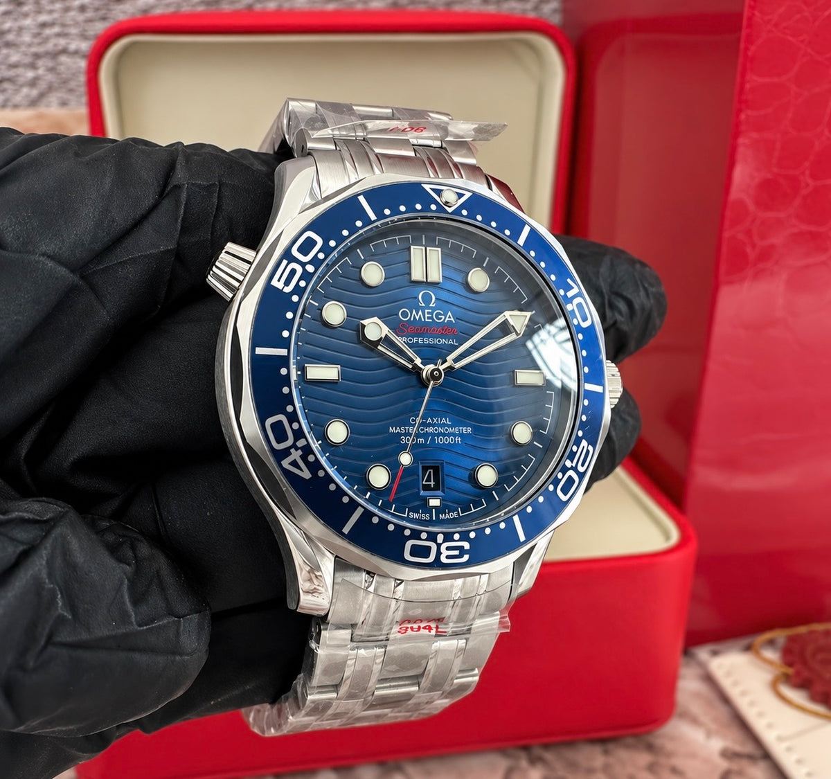 Reloj Sea Master AAA Automatico azul