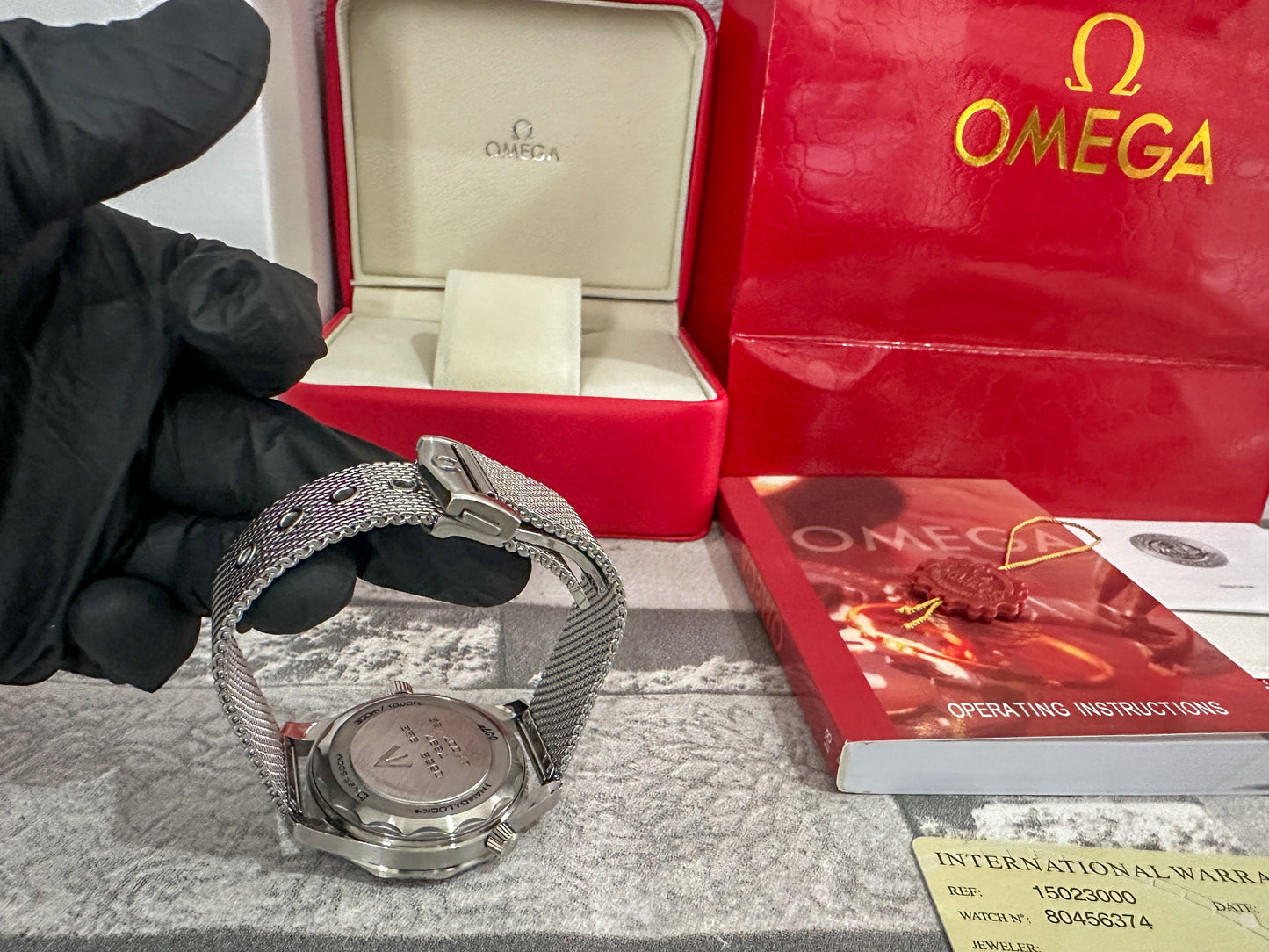 Sea Master Diver 007 Correa de malla de acero