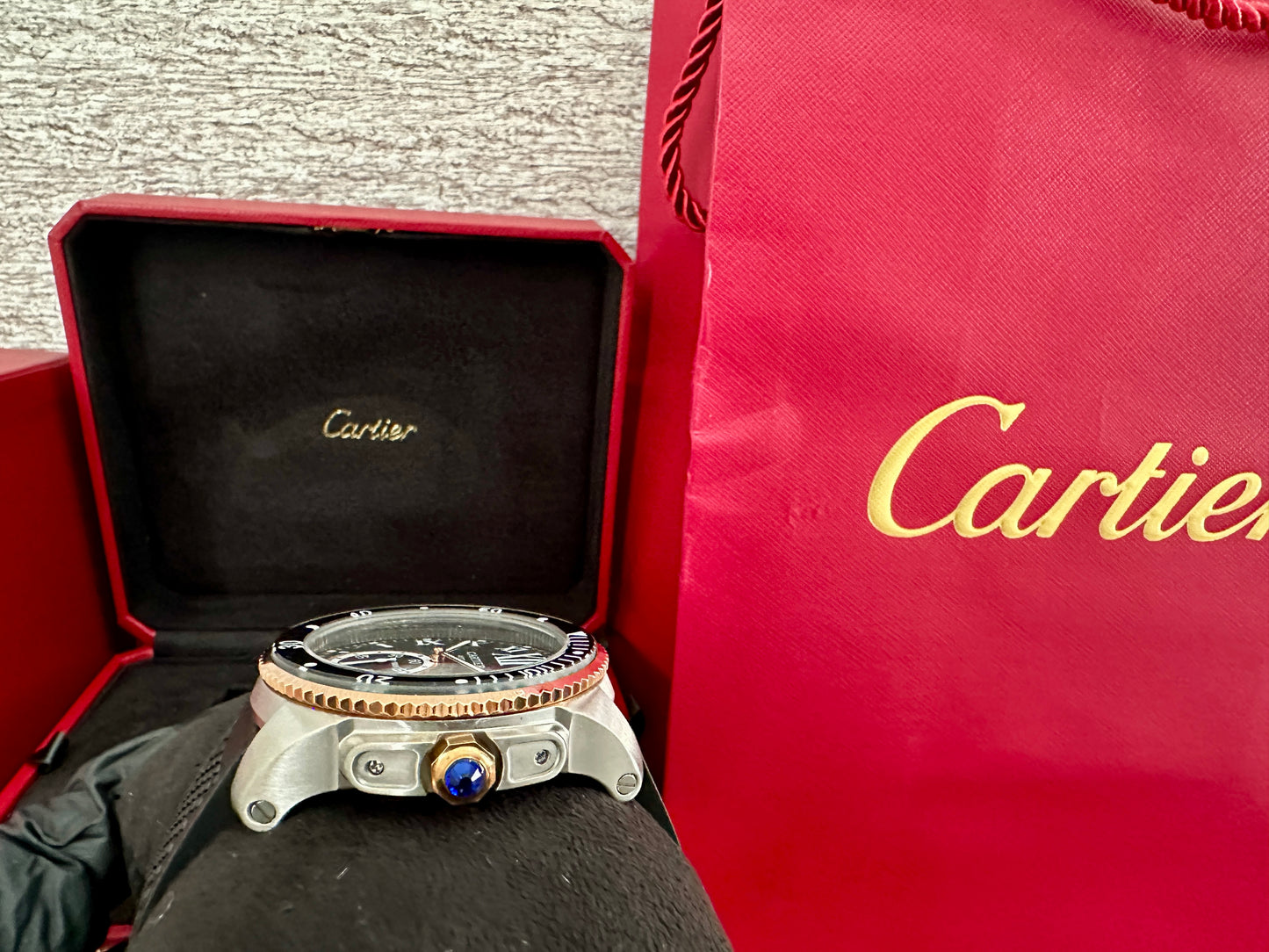 Calibre Diver AAA Automático correa de caucho