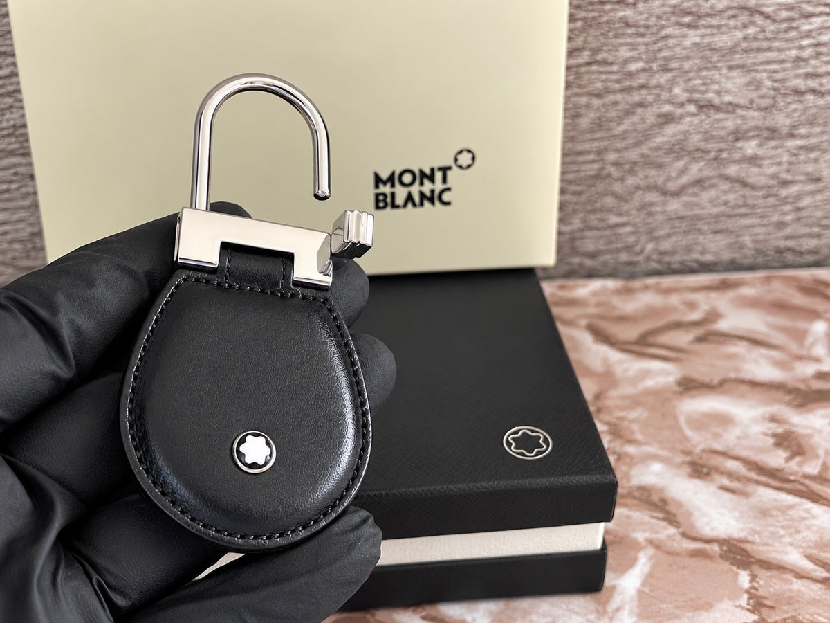 Llavero de Piel Genuina y Acero inolvidable Mont desde $1,150 MXN negro