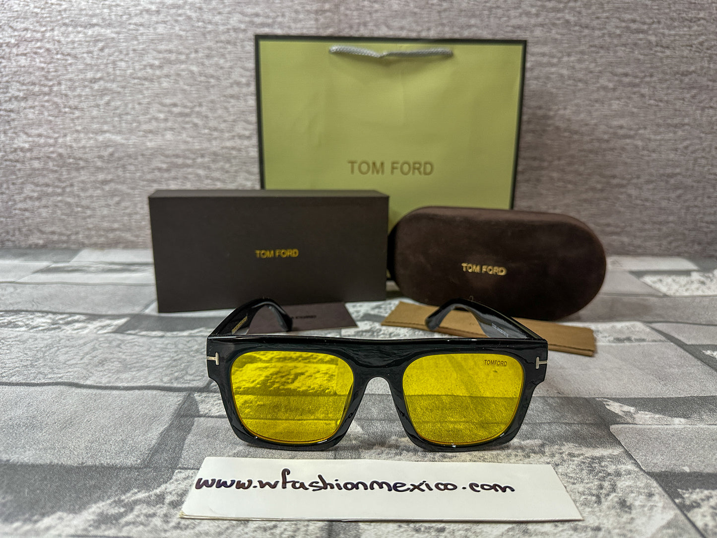 Lentes de Sol Tom F amarillos