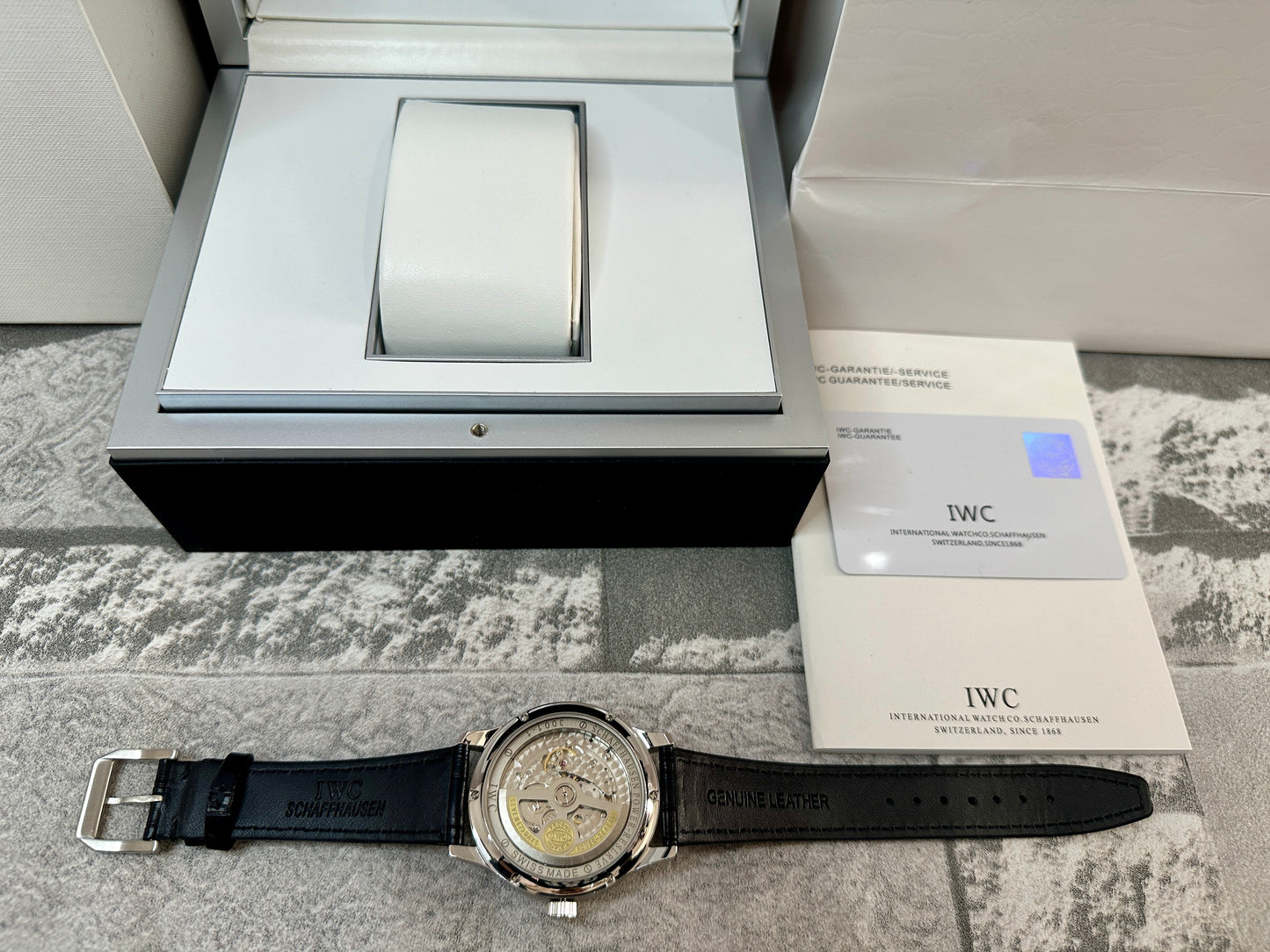 Reloj 1WC Portu Automático negro