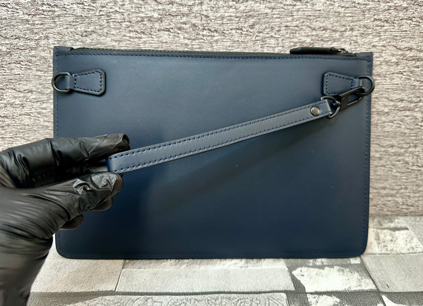 Bolsa de mano tipo Clutch Extreme MB color azul