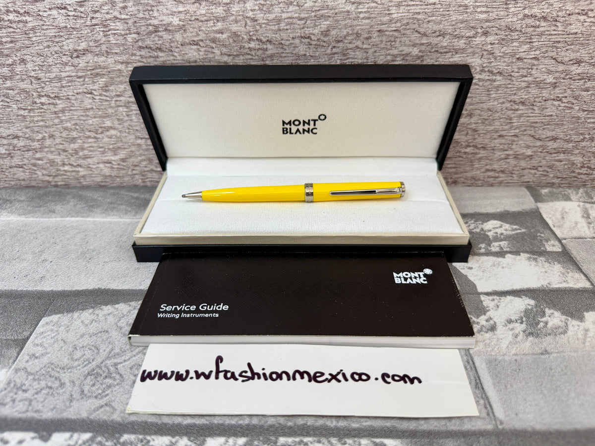 Pluma MB bolígrafo PIX amarilla
