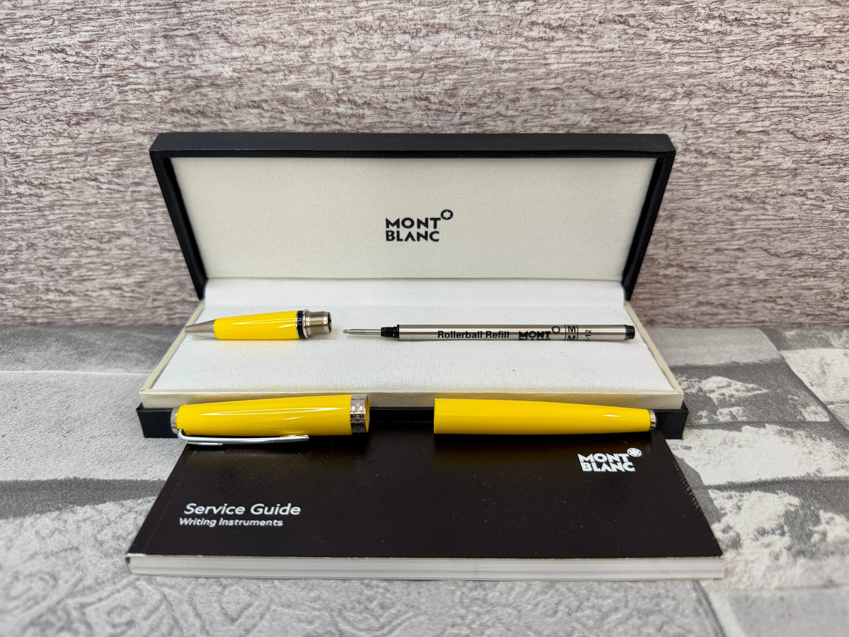 Pluma MB rollerball PIX amarilla