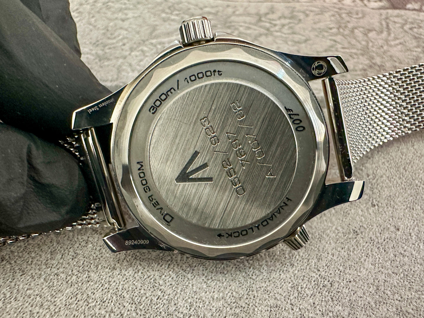 Sea Master Diver 007 Correa de malla de acero