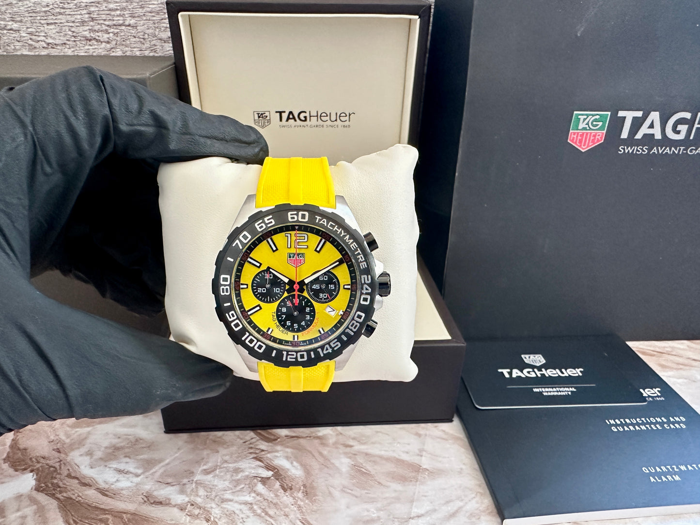 Reloj F1, AAA, Quartz, amarillo