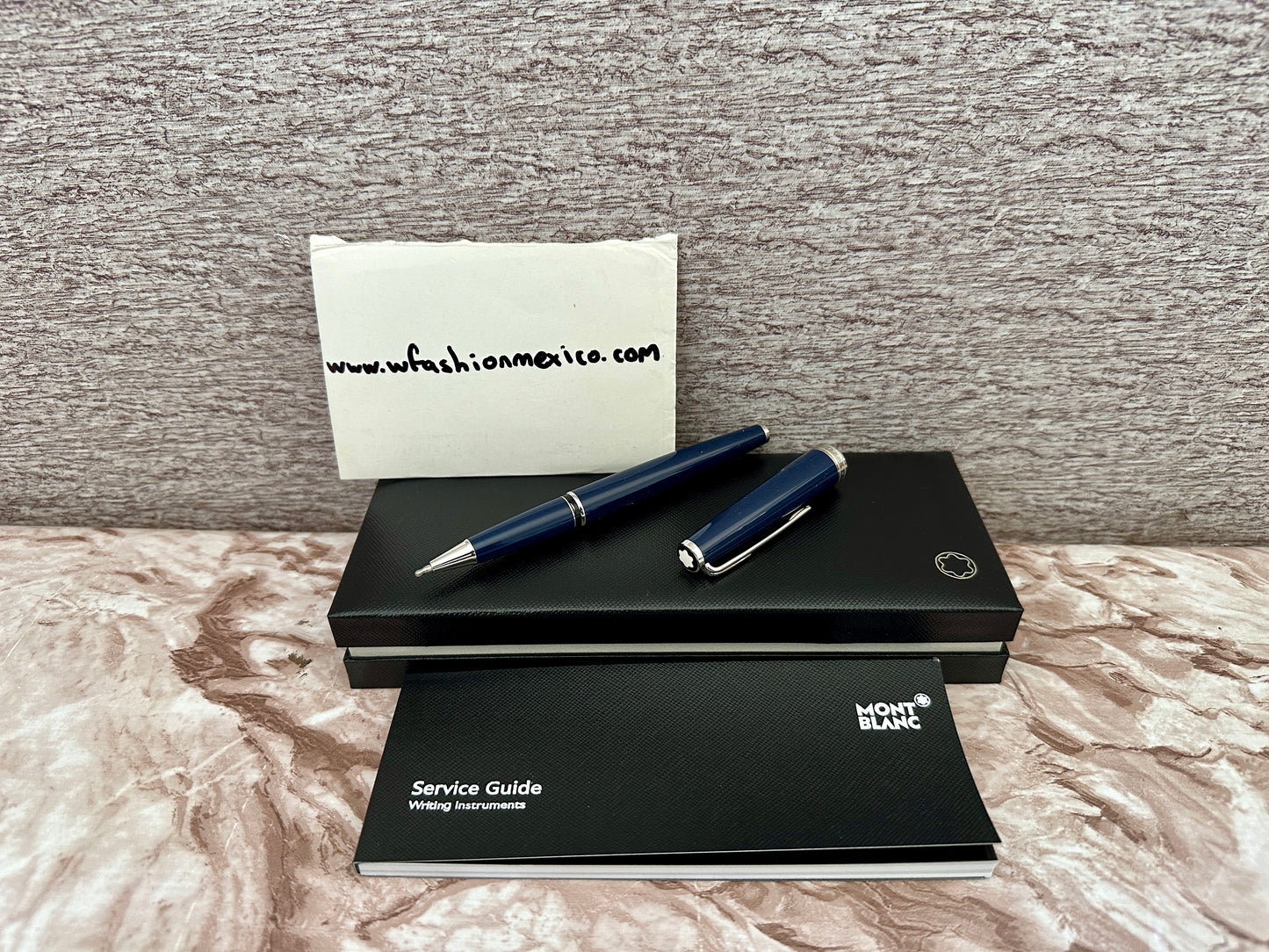 Pluma MB Rollerball PIX azul