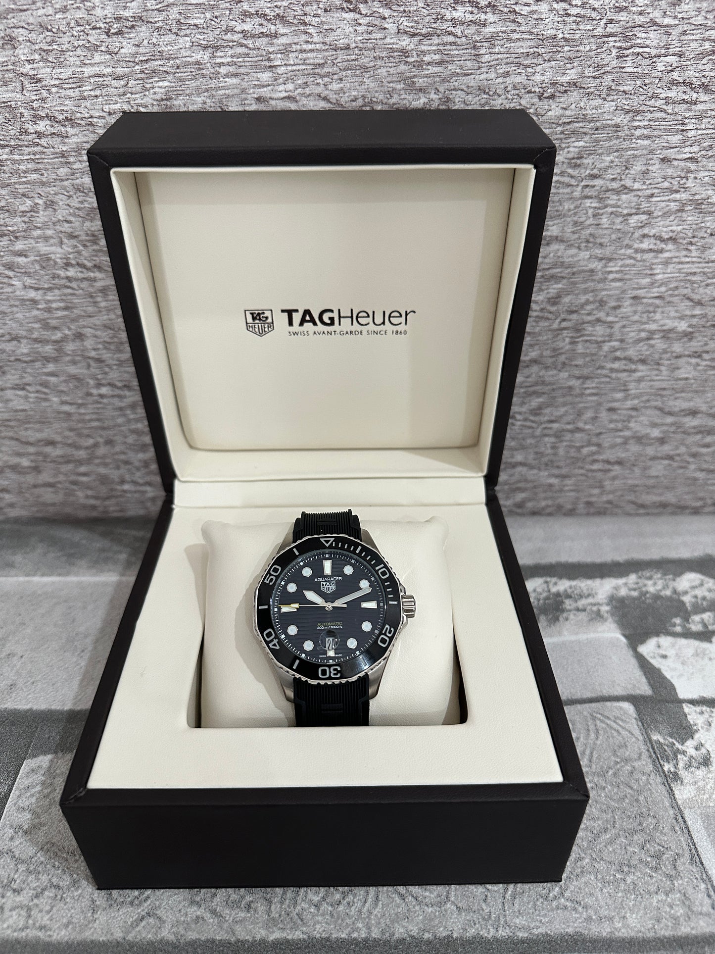 Reloj Aqua Racer AAA Automático negro con caucho