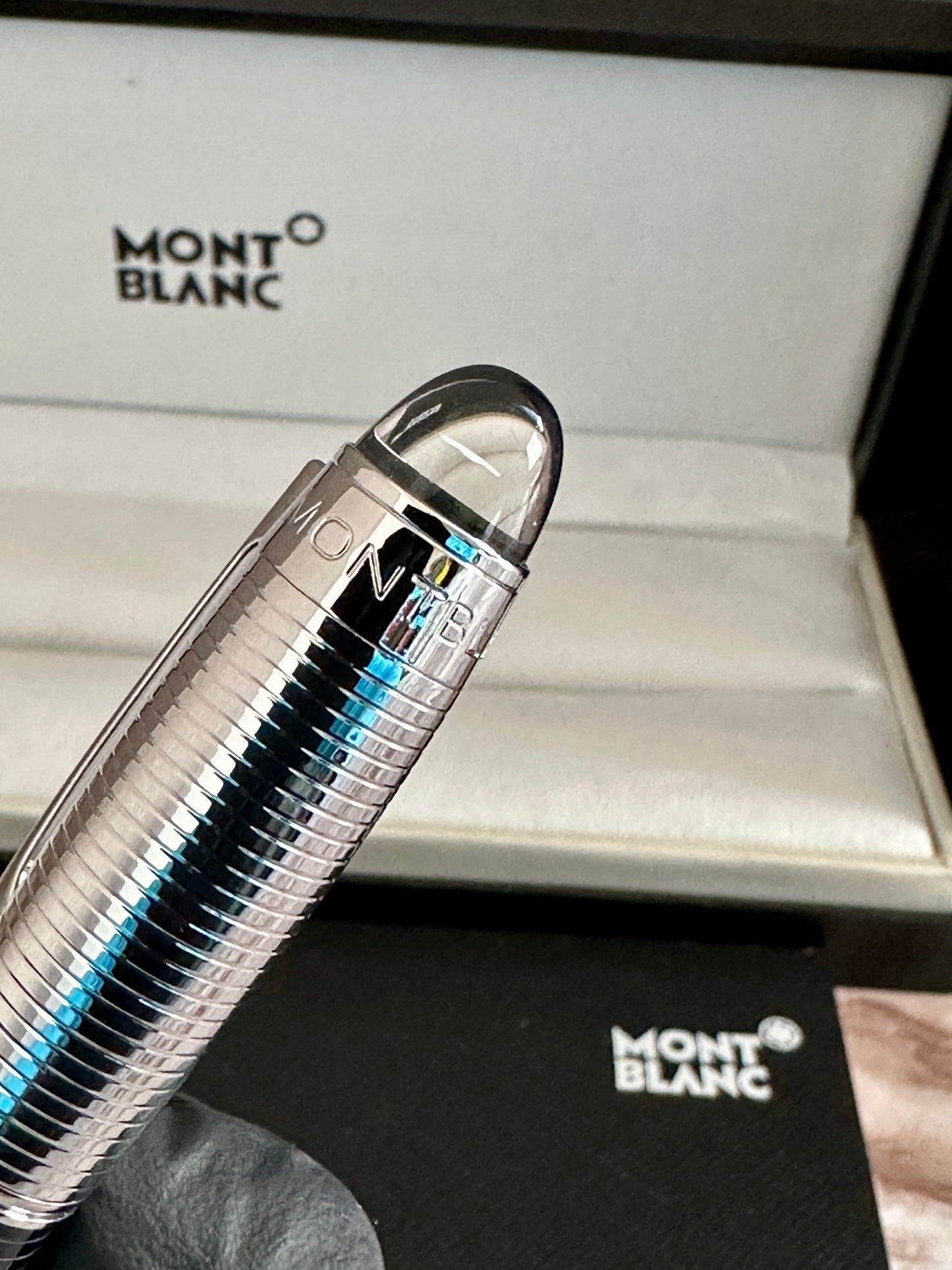 Rollerball Starwalker MB negro con plateado