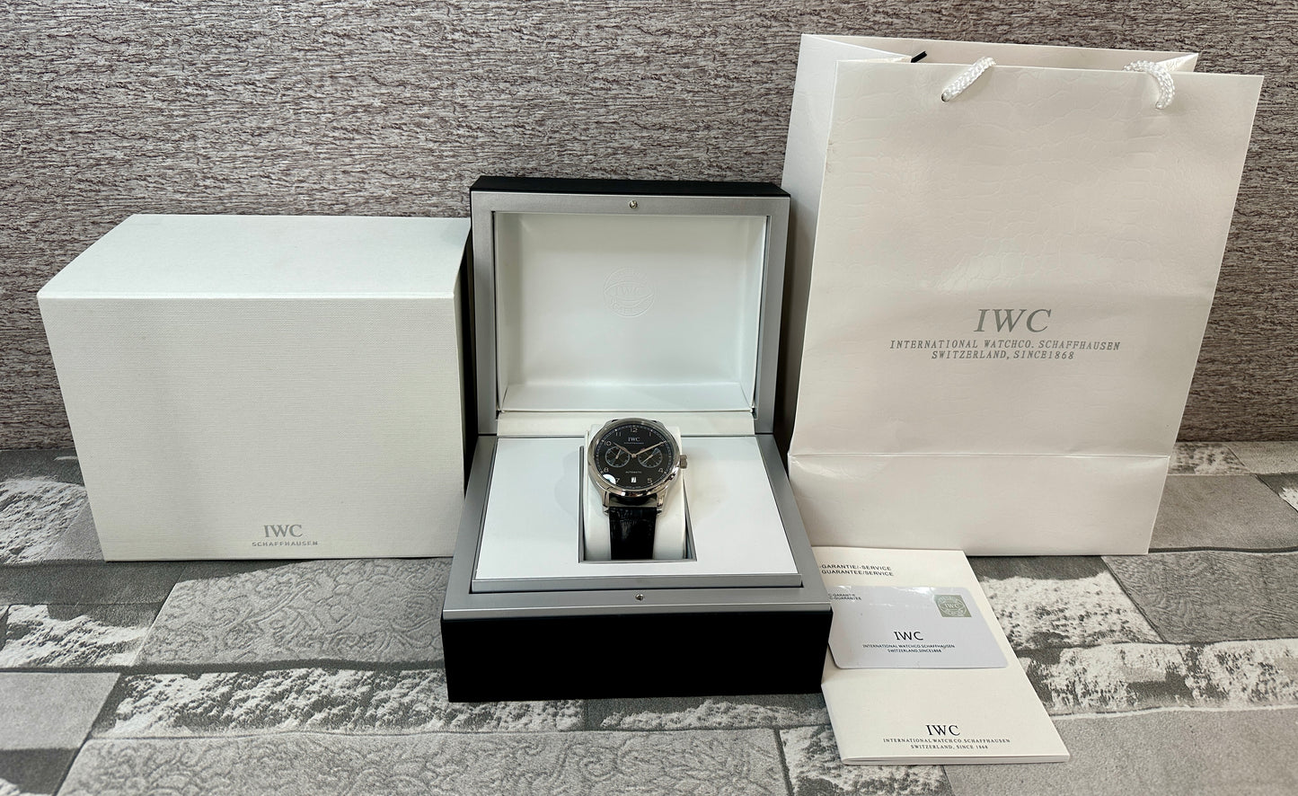 Reloj 1WC Portu Automático negro