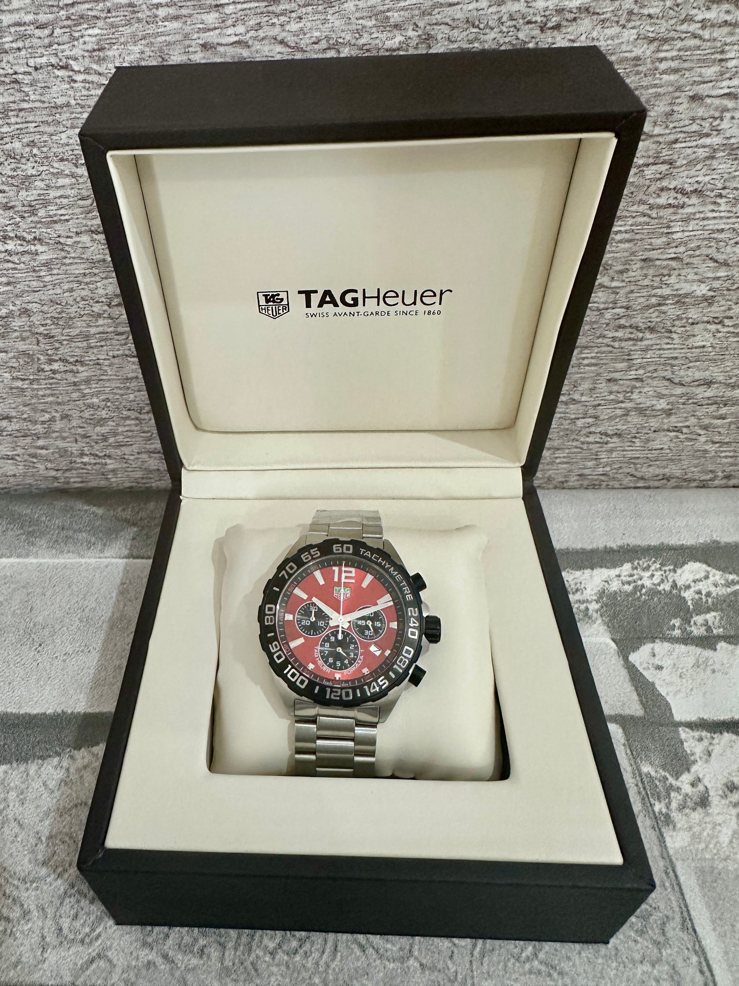 Reloj F1, AAA, Quartz, rojo
