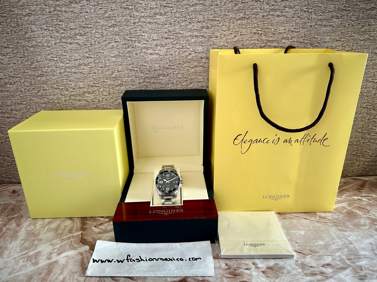 Reloj Long. Hydroconquest AAA, Automático, negro