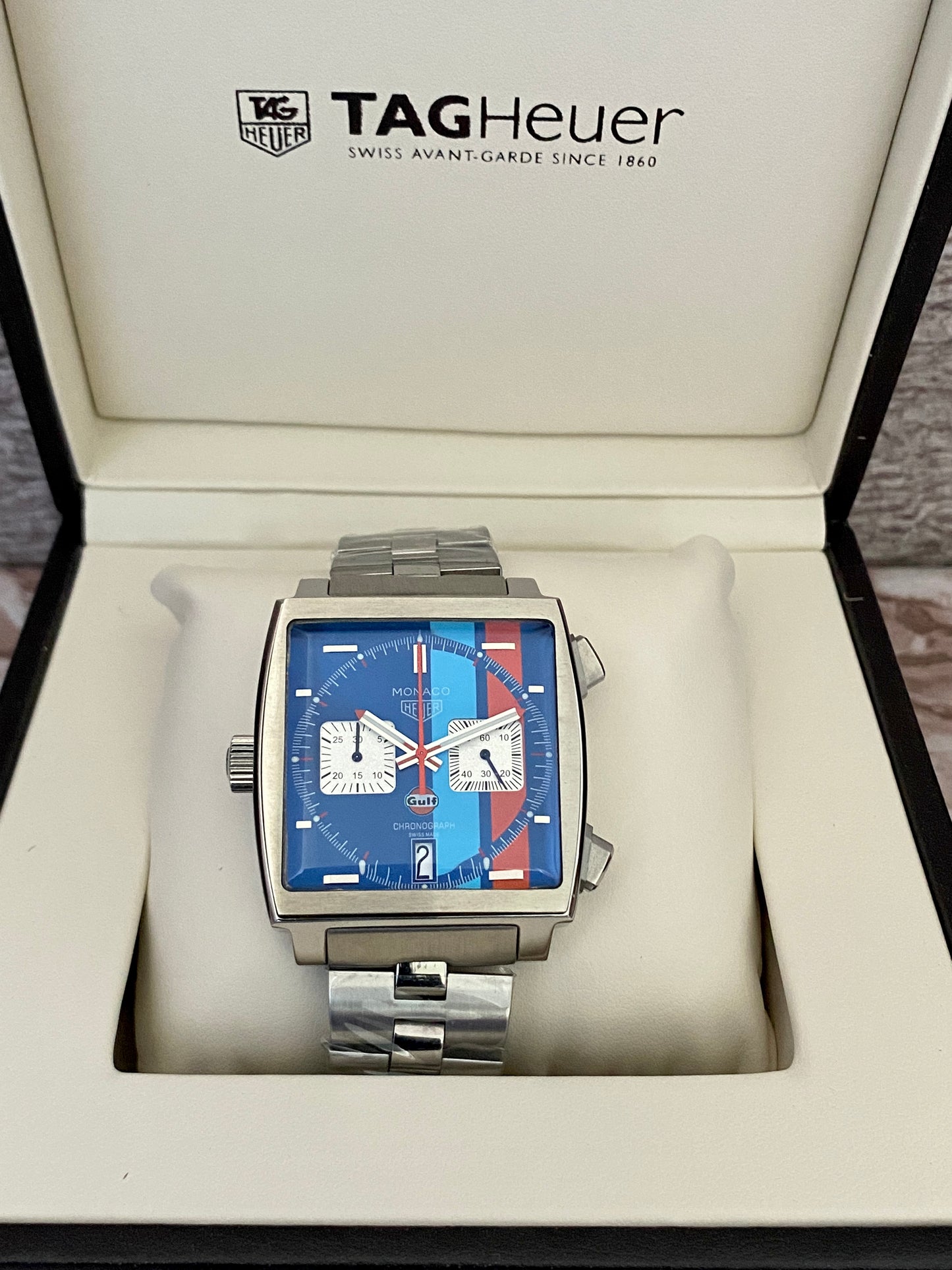 Reloj Monaco Gulf Edition, AAA, Quartz