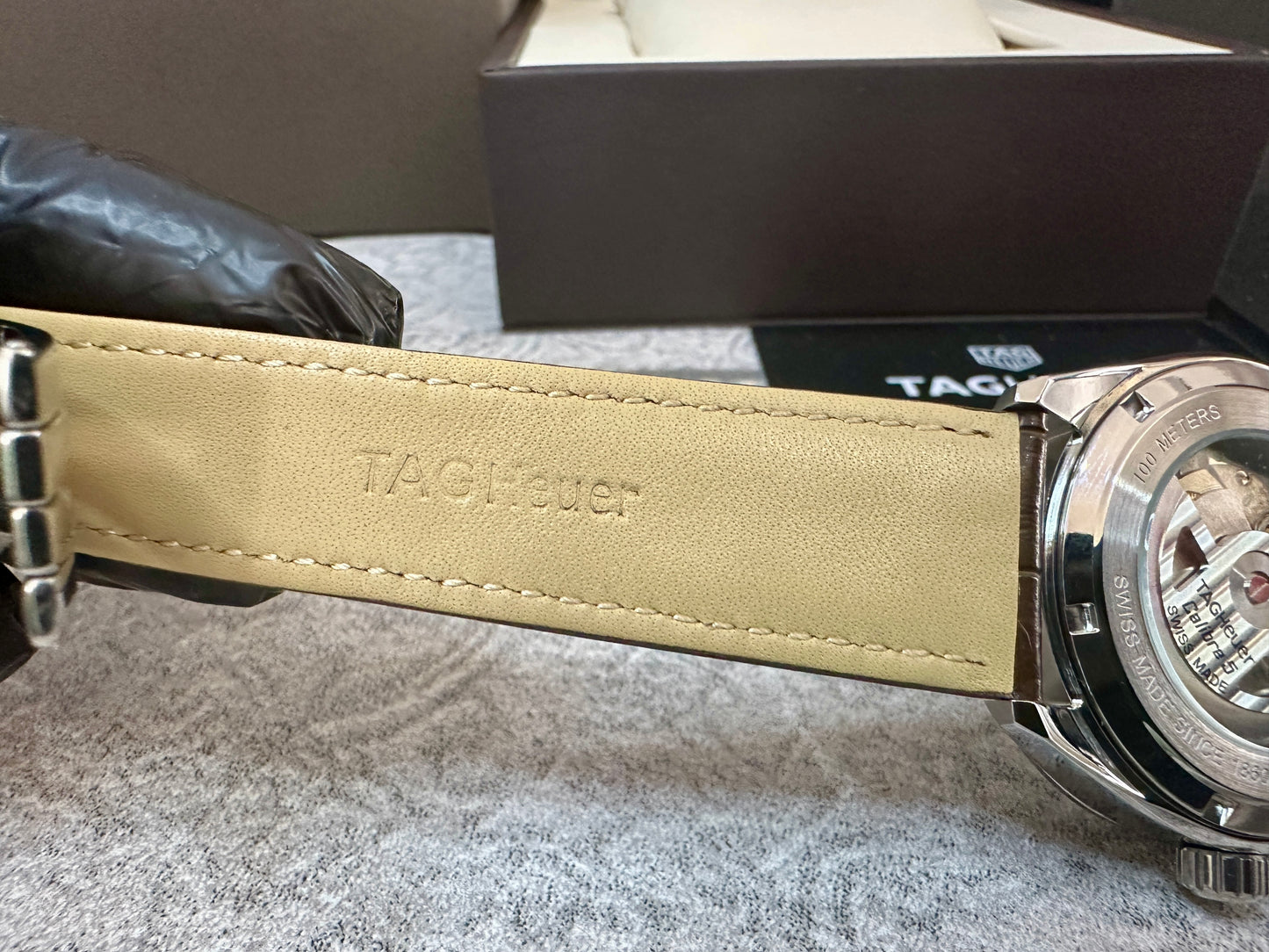 Reloj Carrera AAA Automático Correa de piel café