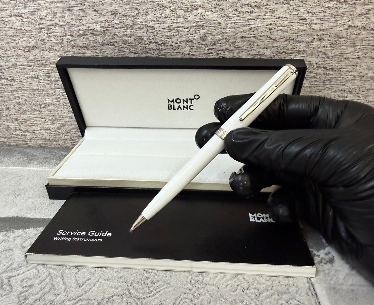 Pluma MB bolígrafo PIX blanca