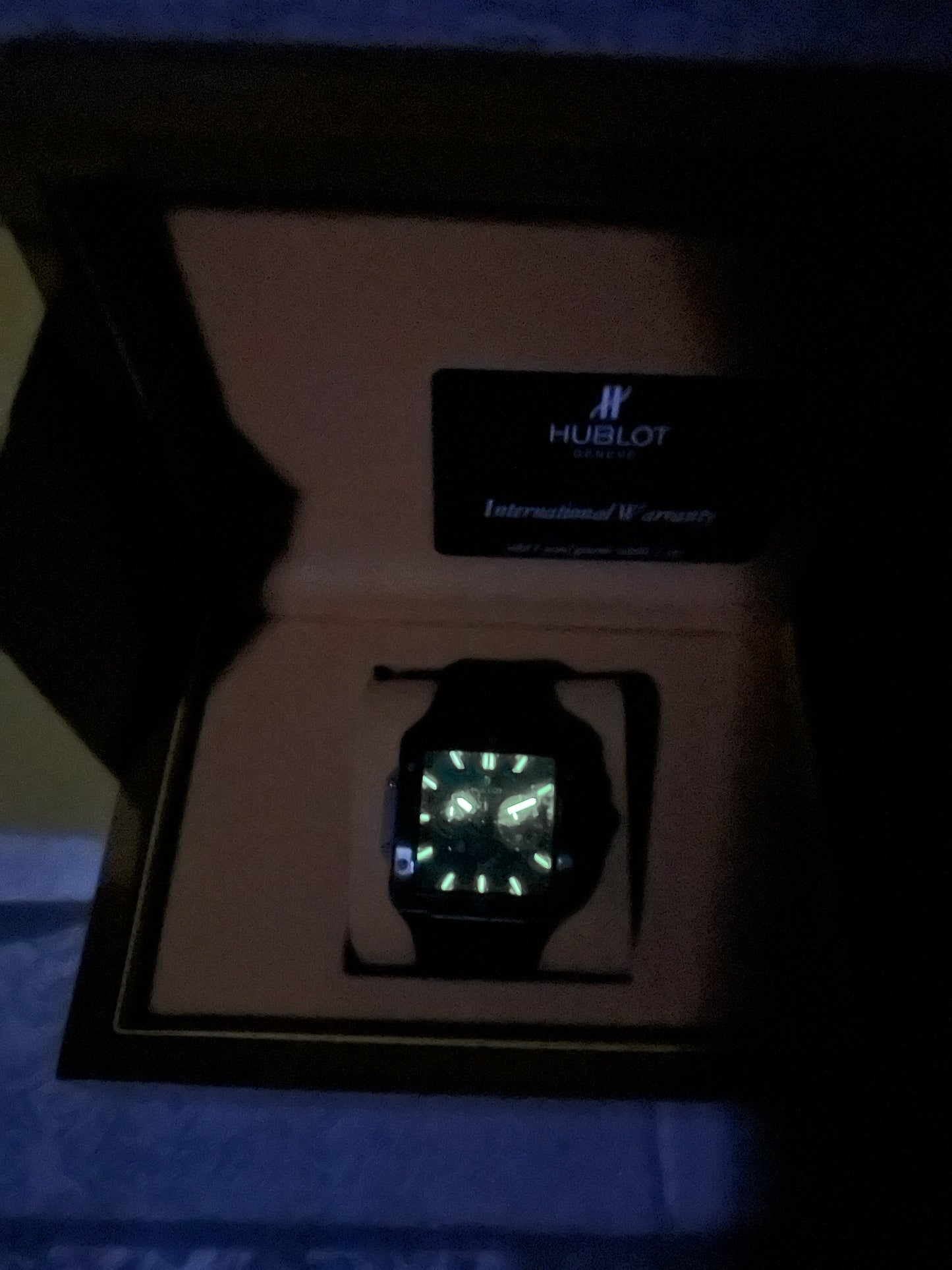 Reloj HUB Square Bang black Magic