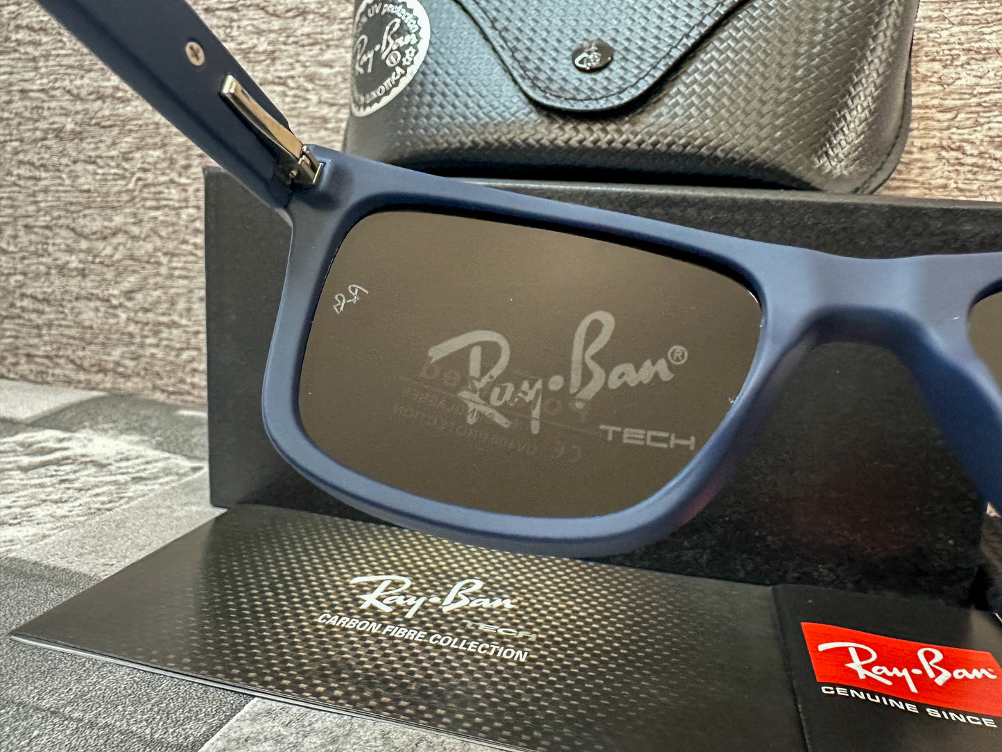 Lentes de sol Ray B. Wayfarer azules
