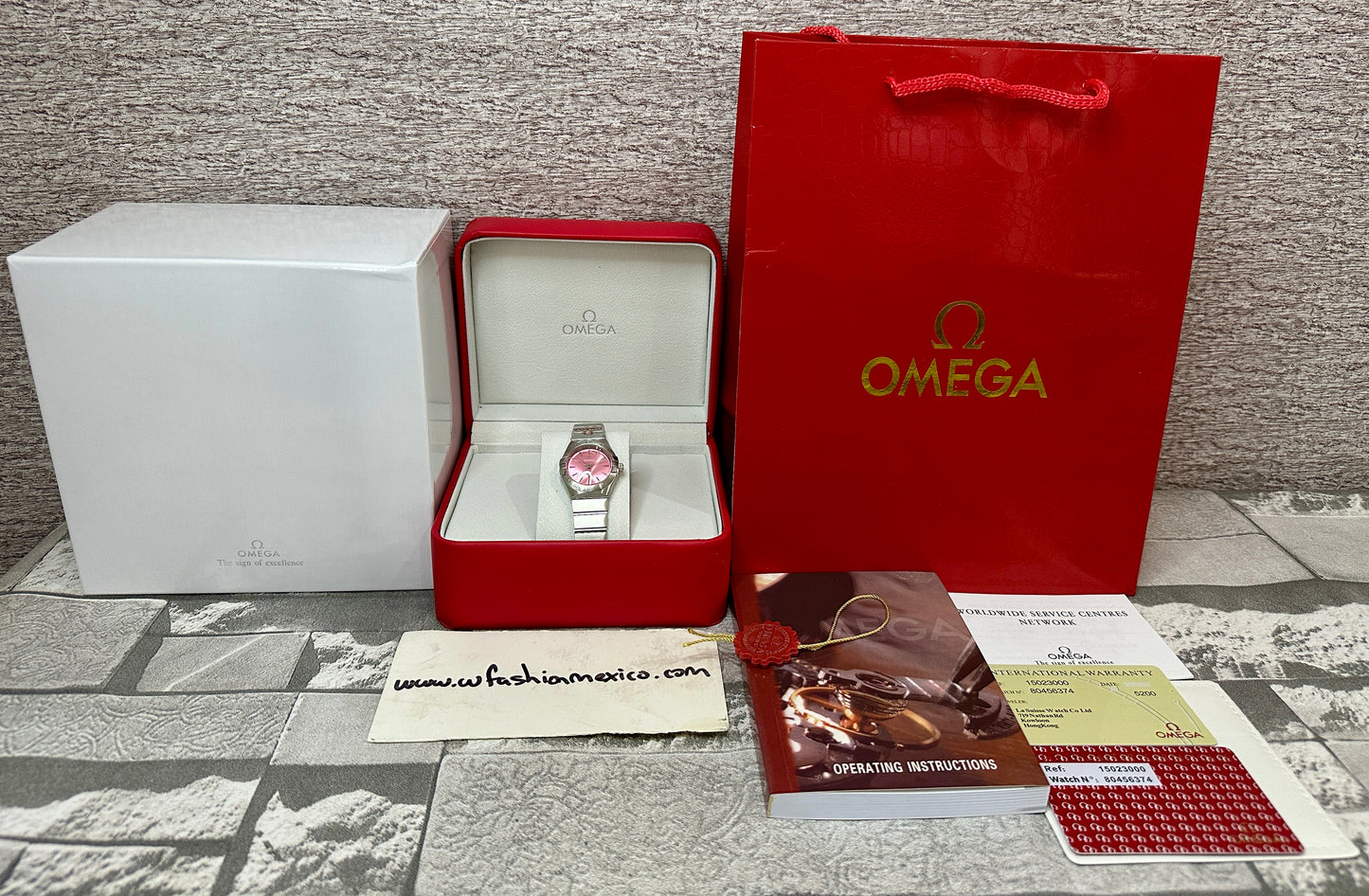 Reloj Constellation Dama, AAA, Quartz, color rosa