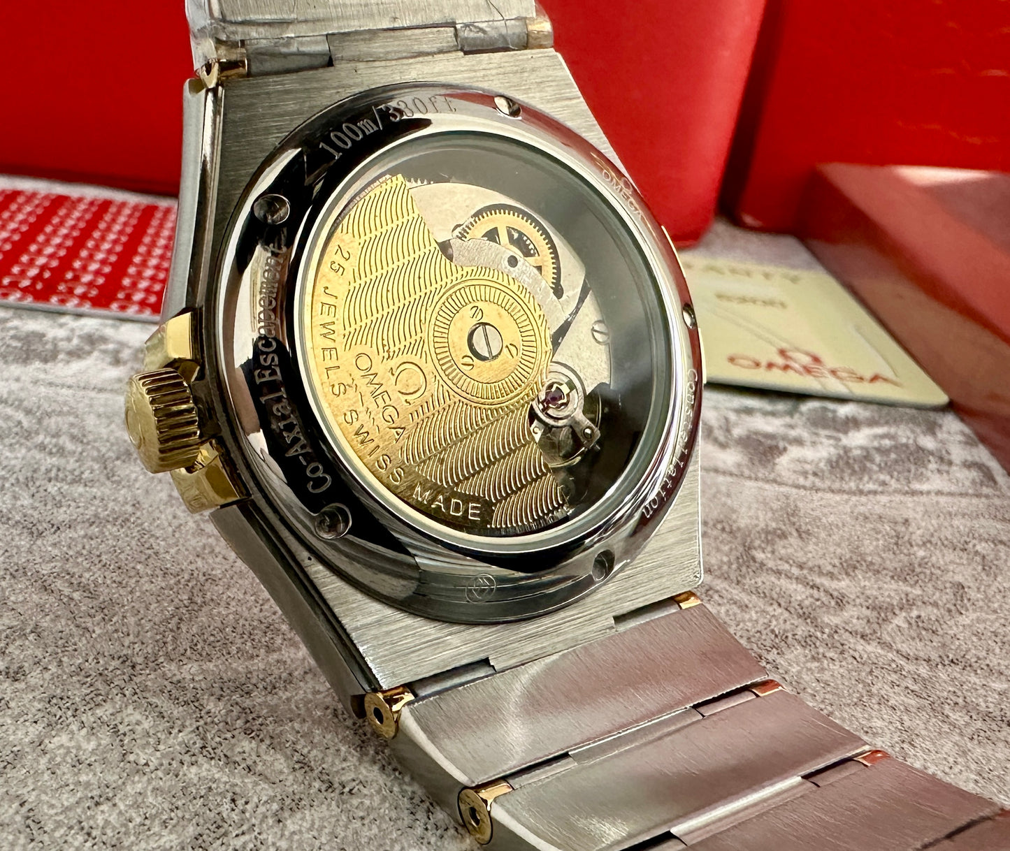 Reloj Constellation, AAA, Automático, color oro acero