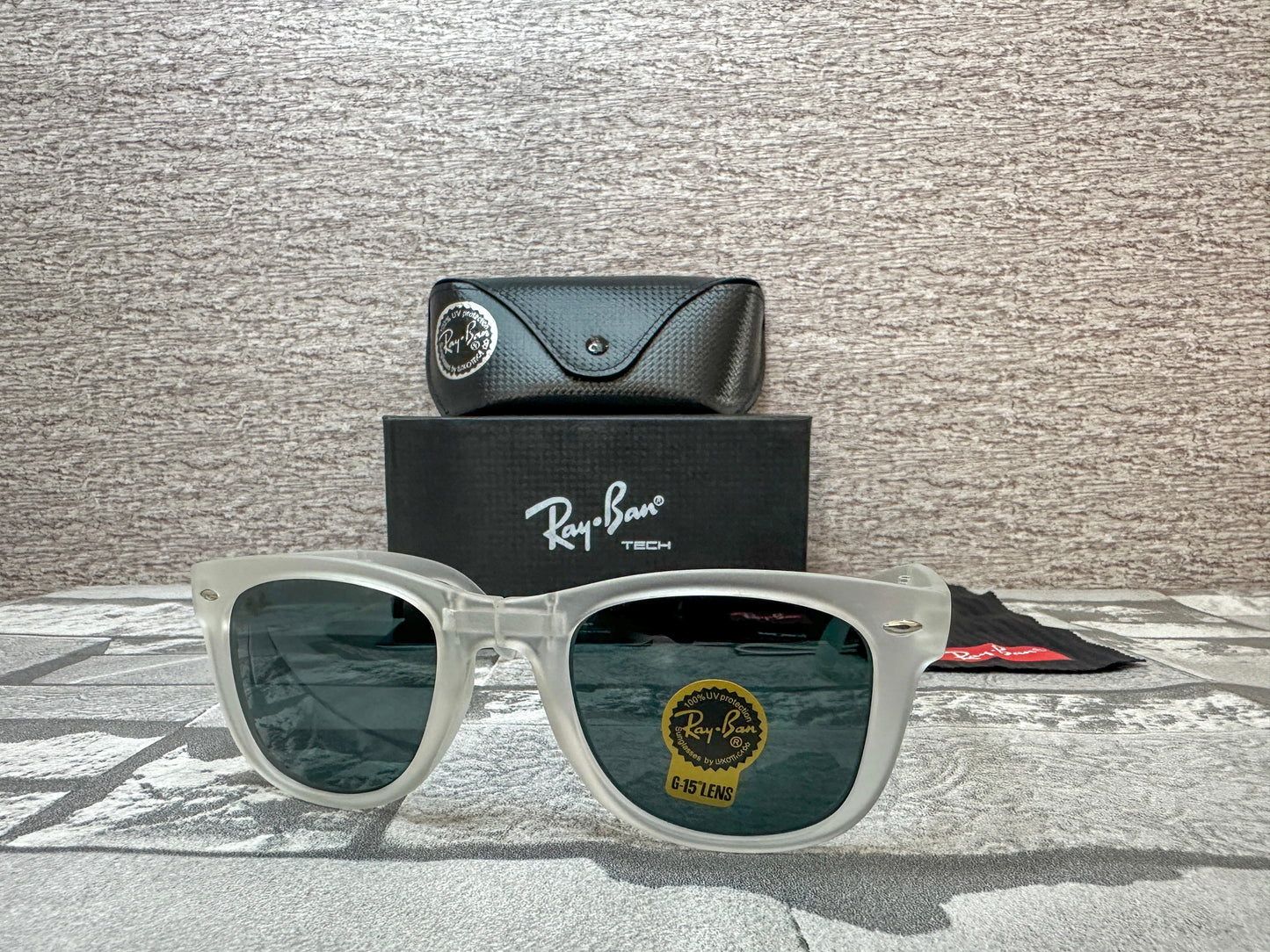 Lentes de sol Ray B. Wayfarer plegables