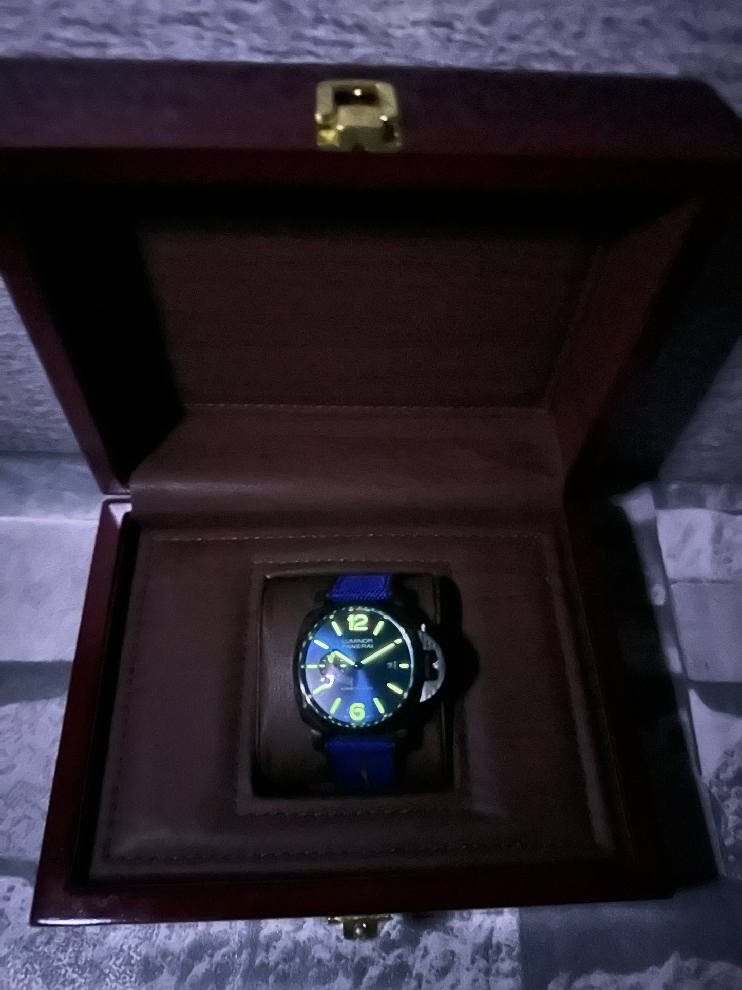 Reloj Pane Lunna Rosa Carbón AAA Automático